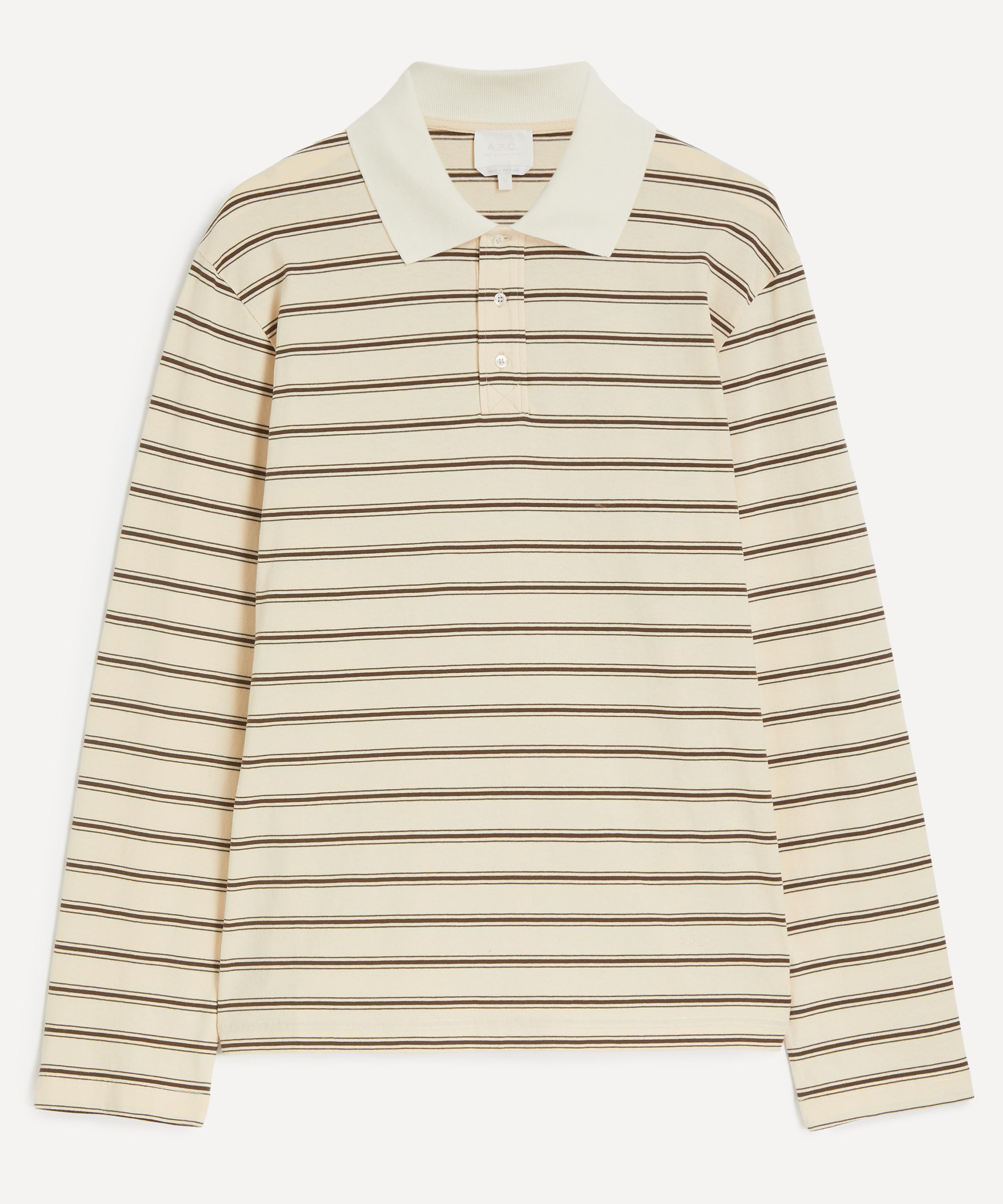 A.P.C. - Long-Sleeve Striped Polo