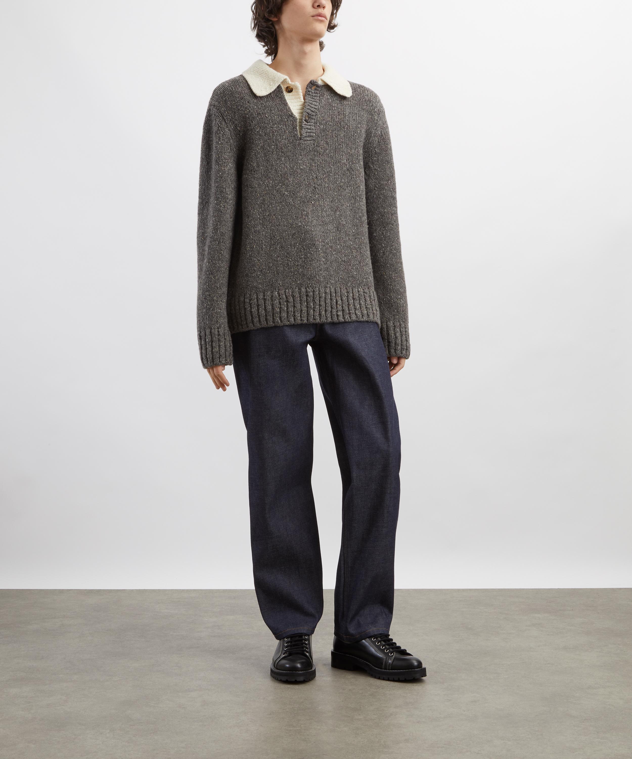 A.P.C. - Contrasting Polo Jumper image number 1