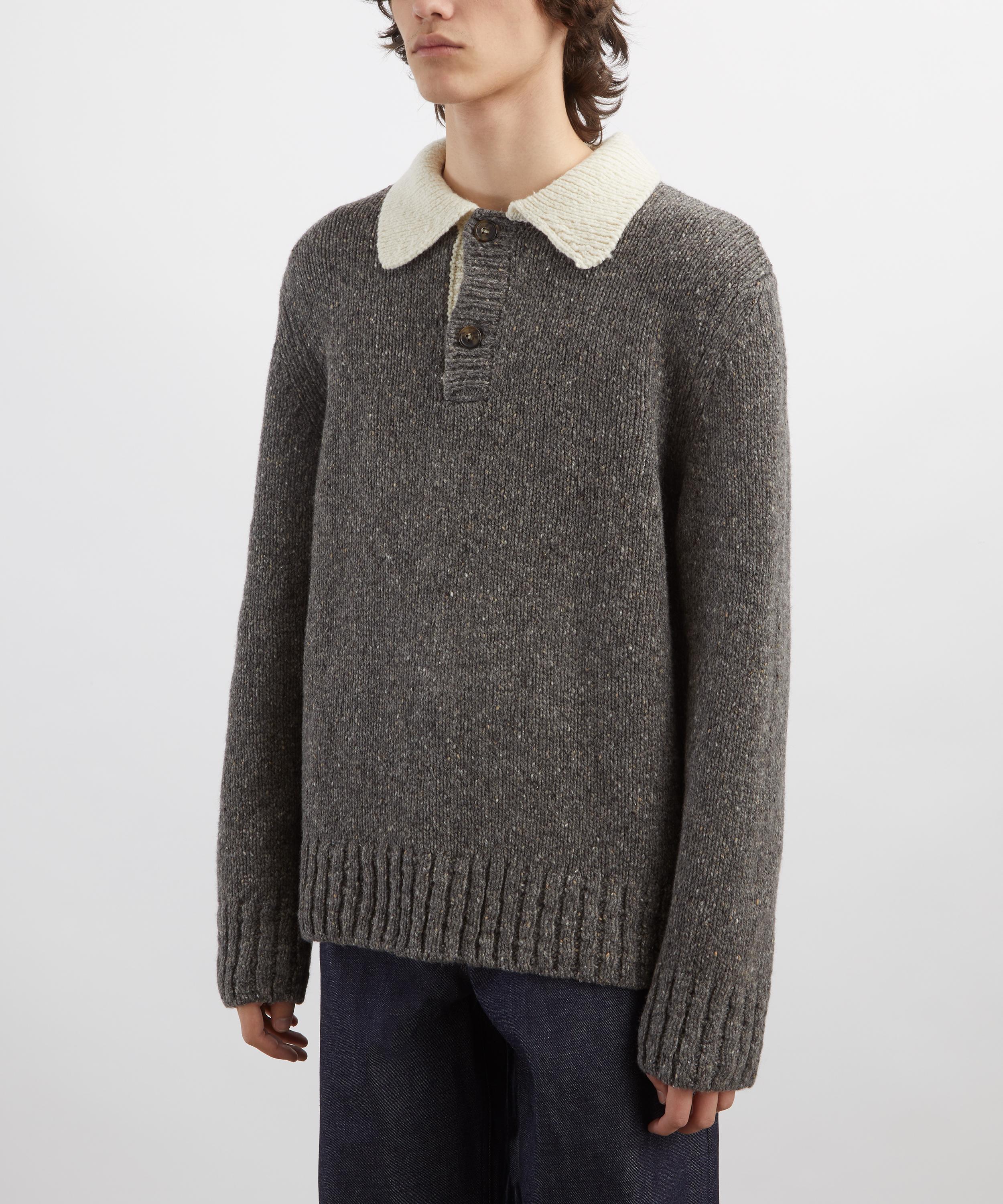 A.P.C. - Contrasting Polo Jumper image number 2