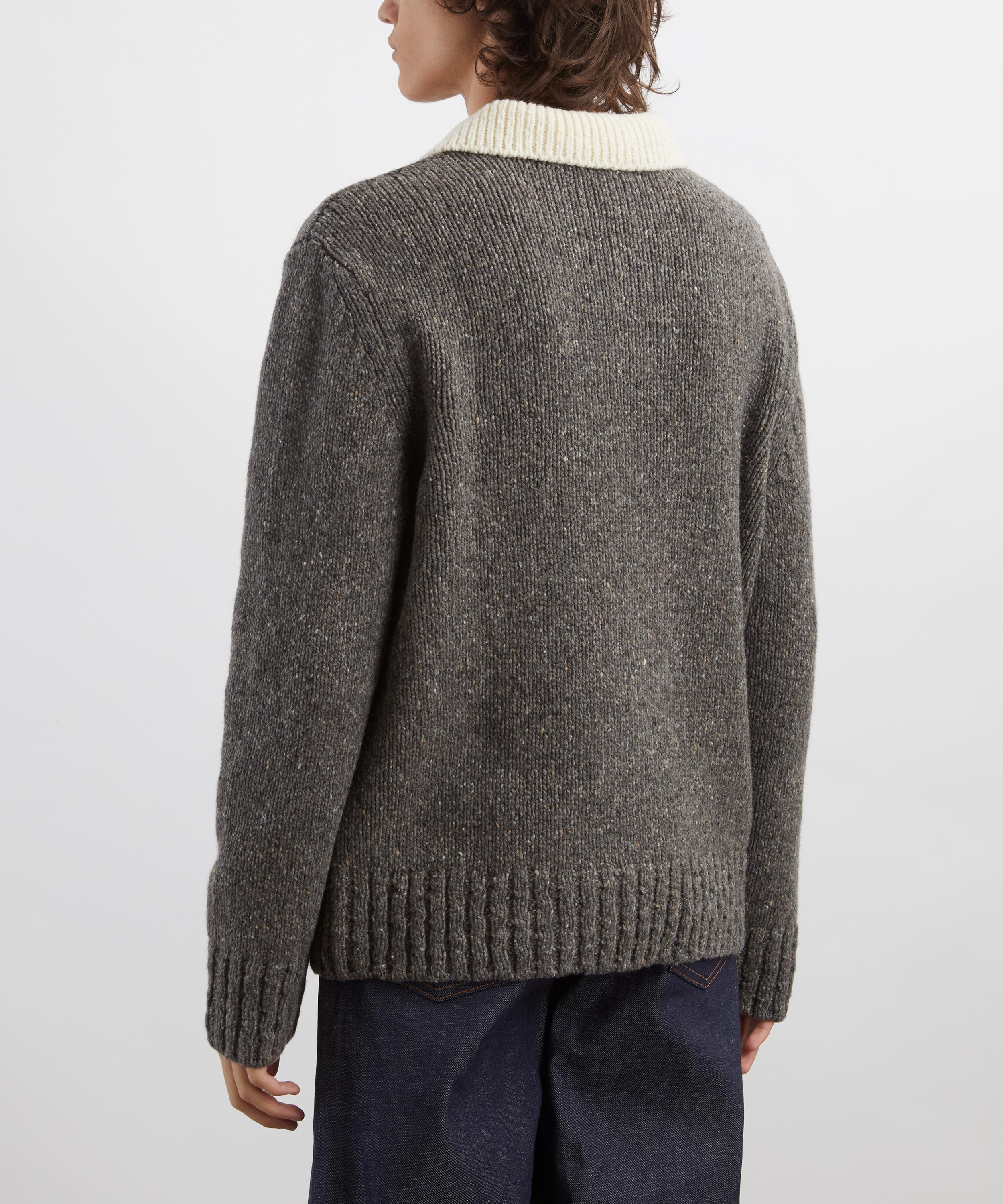 A.P.C. - Contrasting Polo Jumper image number 3