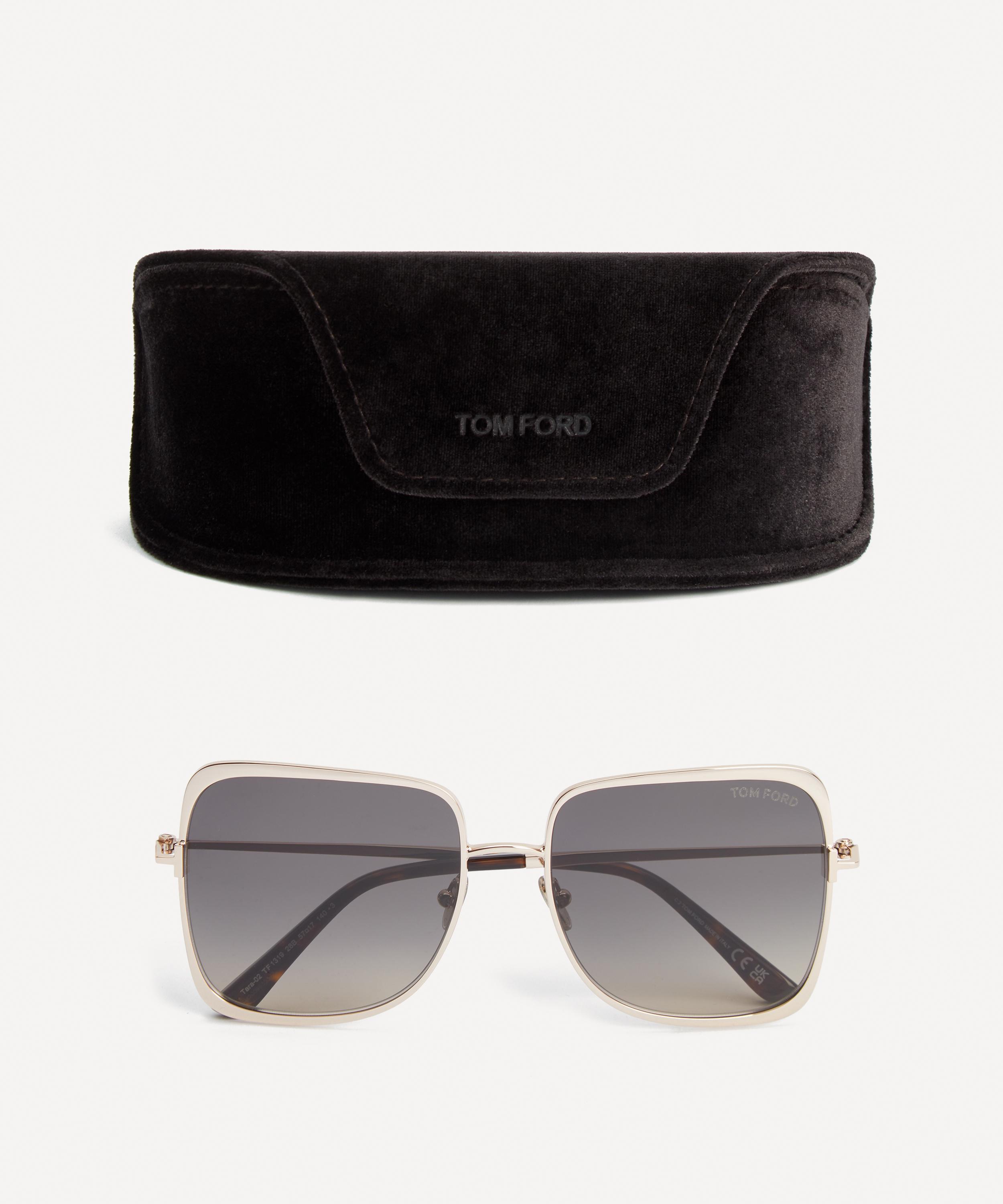 Tom Ford - Tara Geometric Metal Sunglasses image number 3