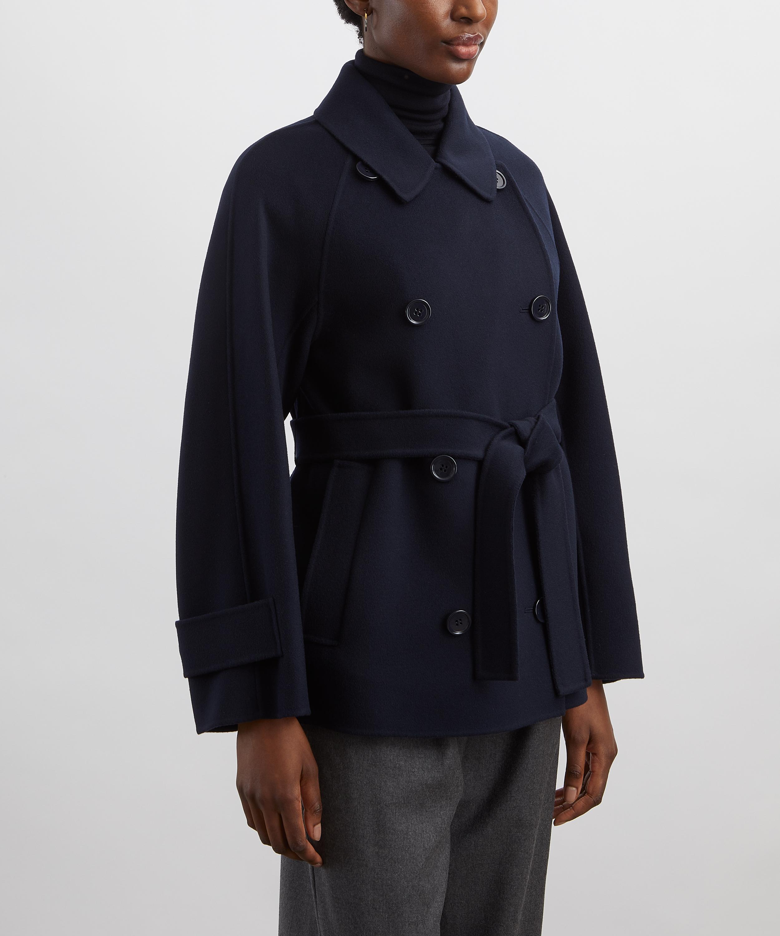 S Max Mara - Louise Double-Breasted Short Wool Coat image number 2