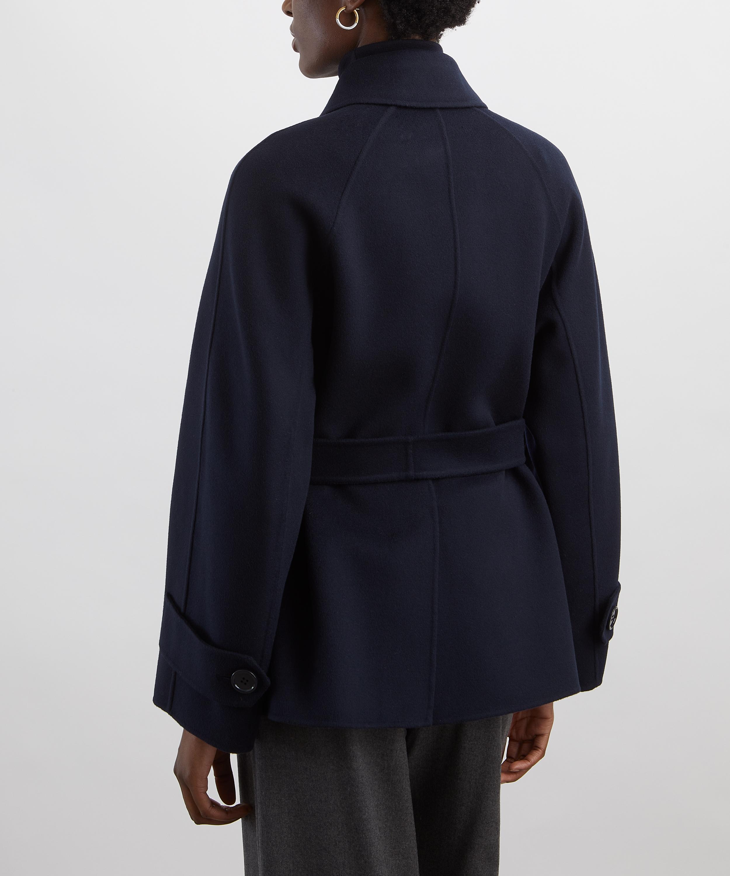 S Max Mara - Louise Double-Breasted Short Wool Coat image number 3