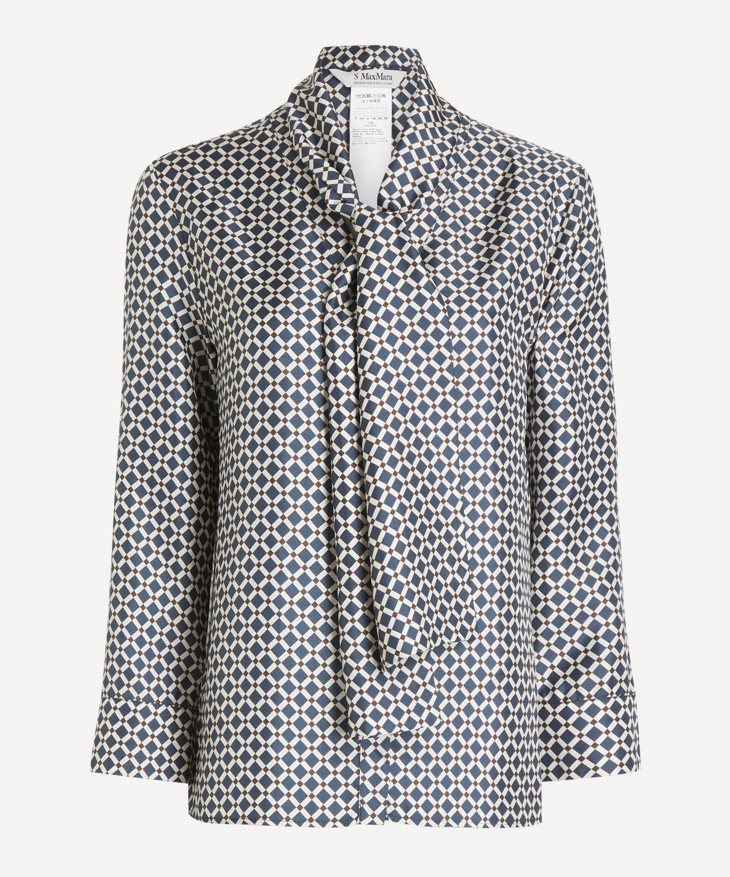 S Max Mara - Vittoria Printed Silk Shirt