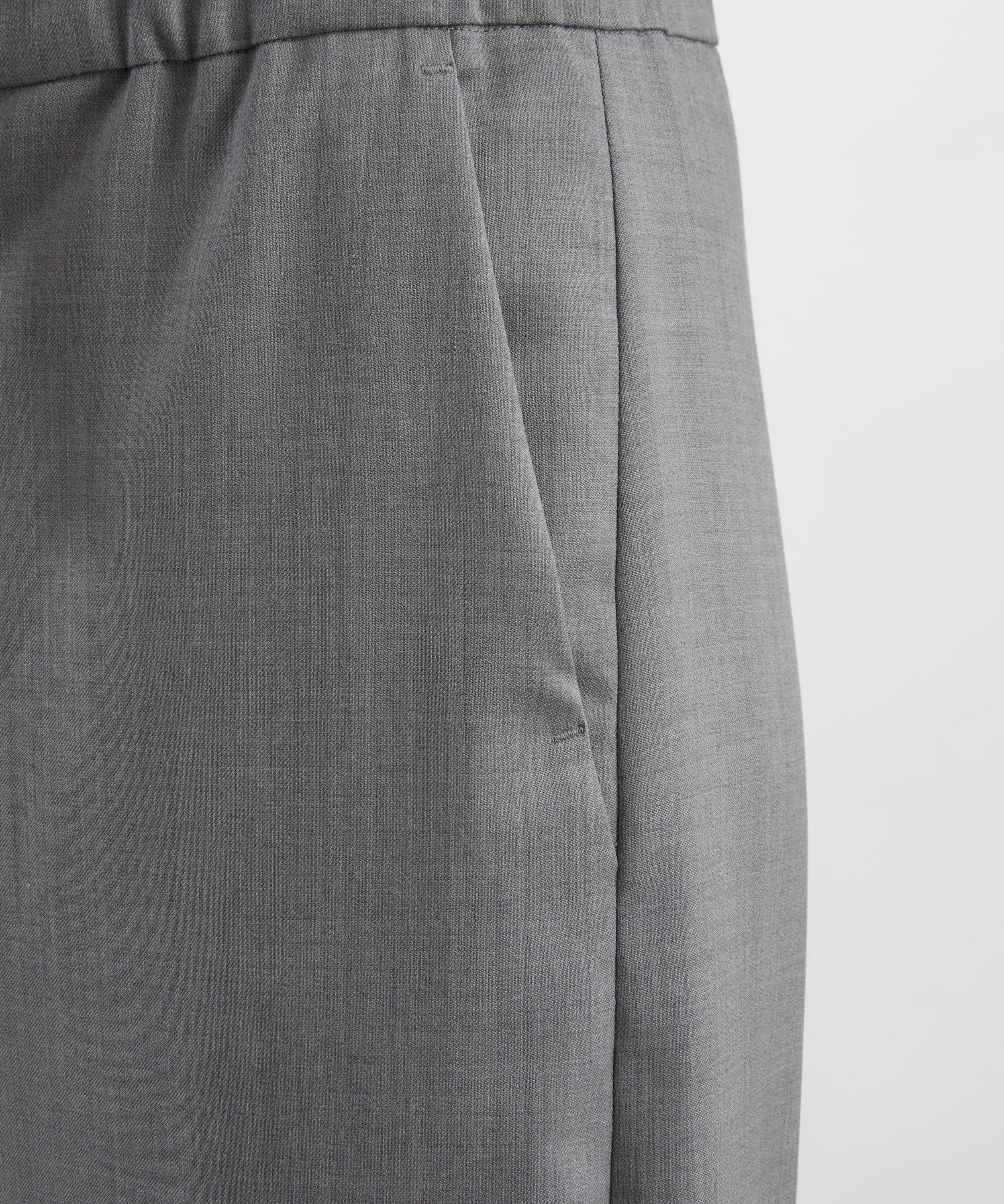 S Max Mara - Baia Wool-Blend Wide-Leg Trousers image number 4