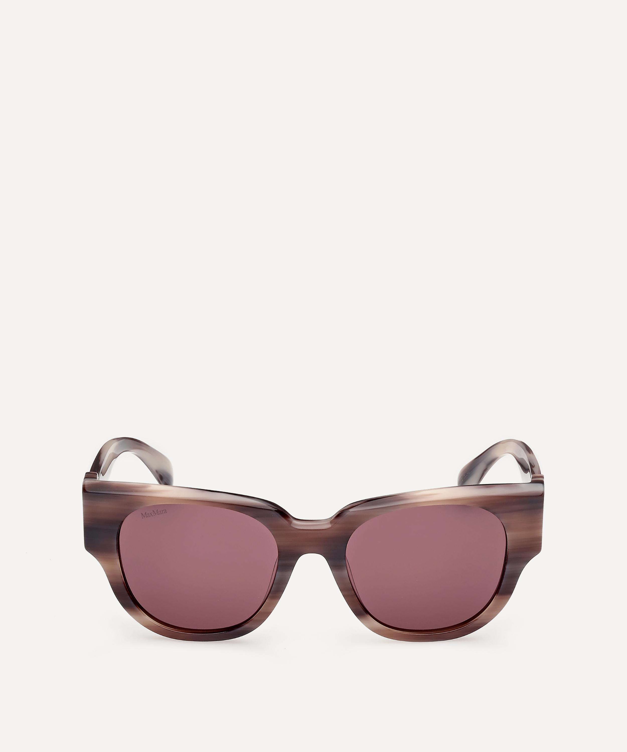 Max Mara - Clip Tortoiseshell Sunglasses