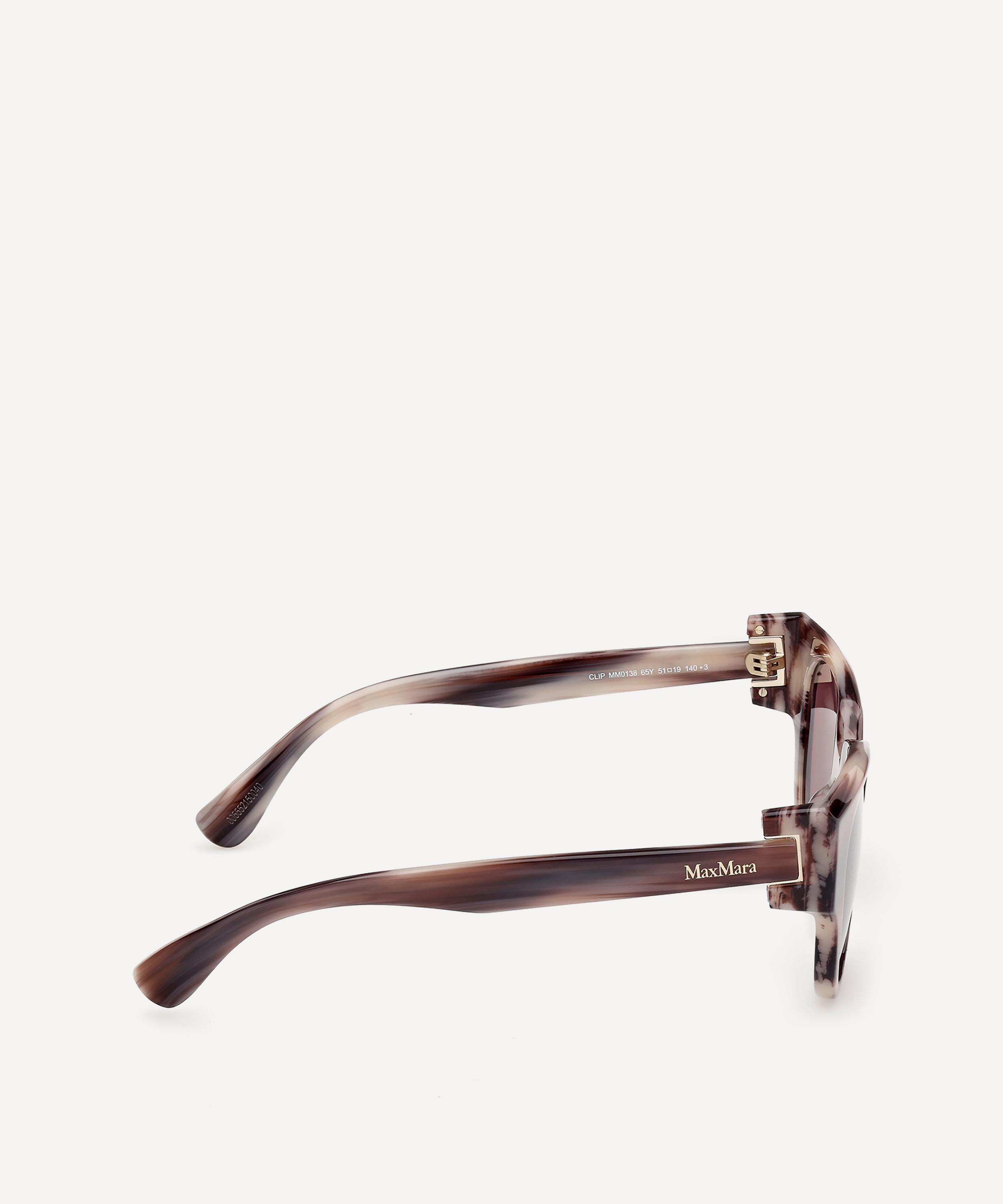 Max Mara - Clip Tortoiseshell Sunglasses image number 6