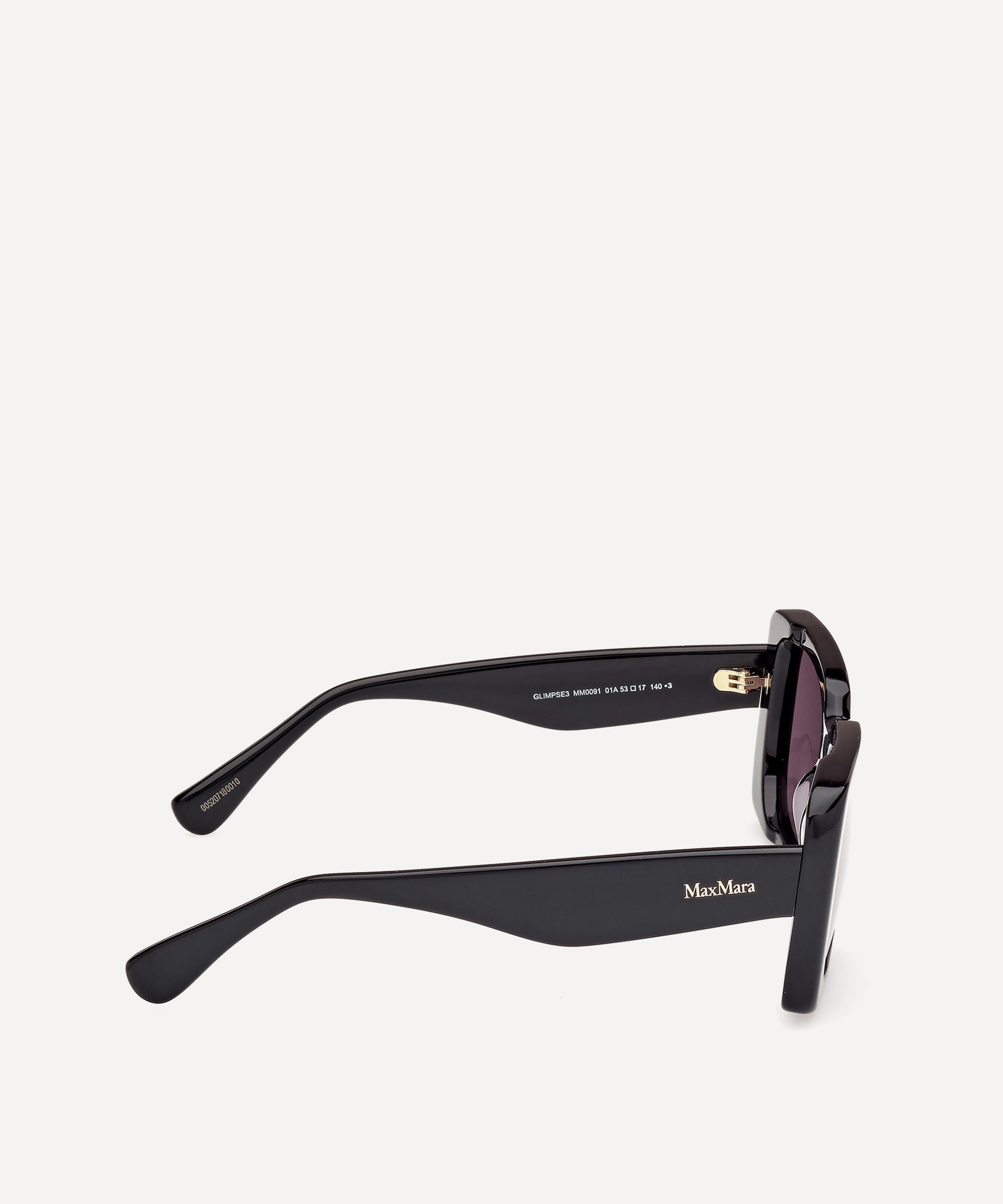 Max Mara - Glimpse Rectangle Sunglasses image number 6