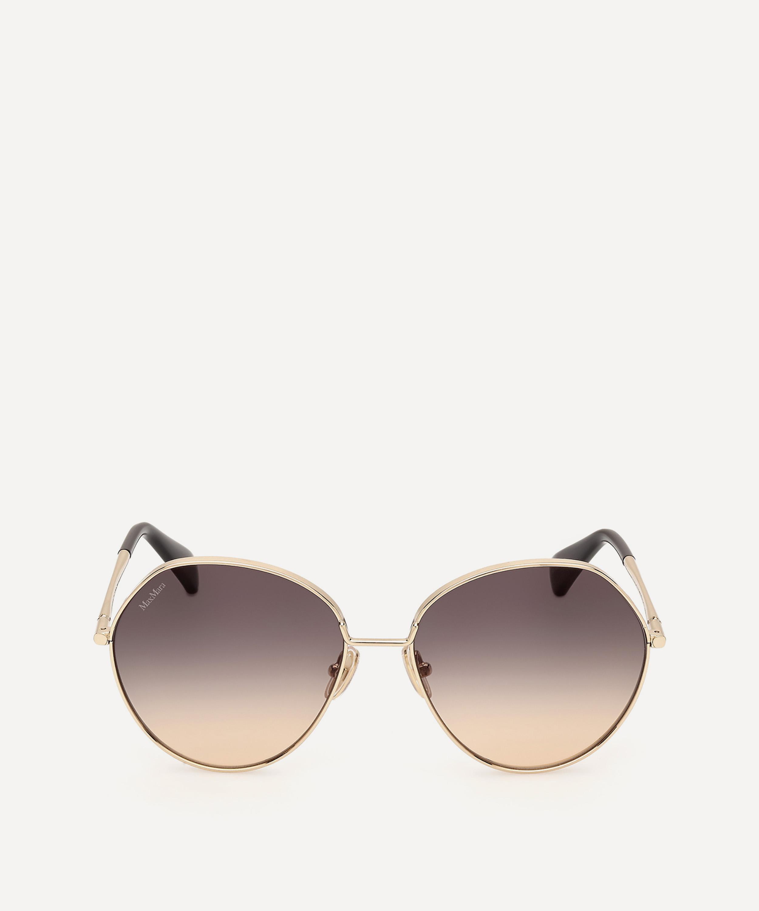 Max Mara - Menton Round Metal Sunglasses