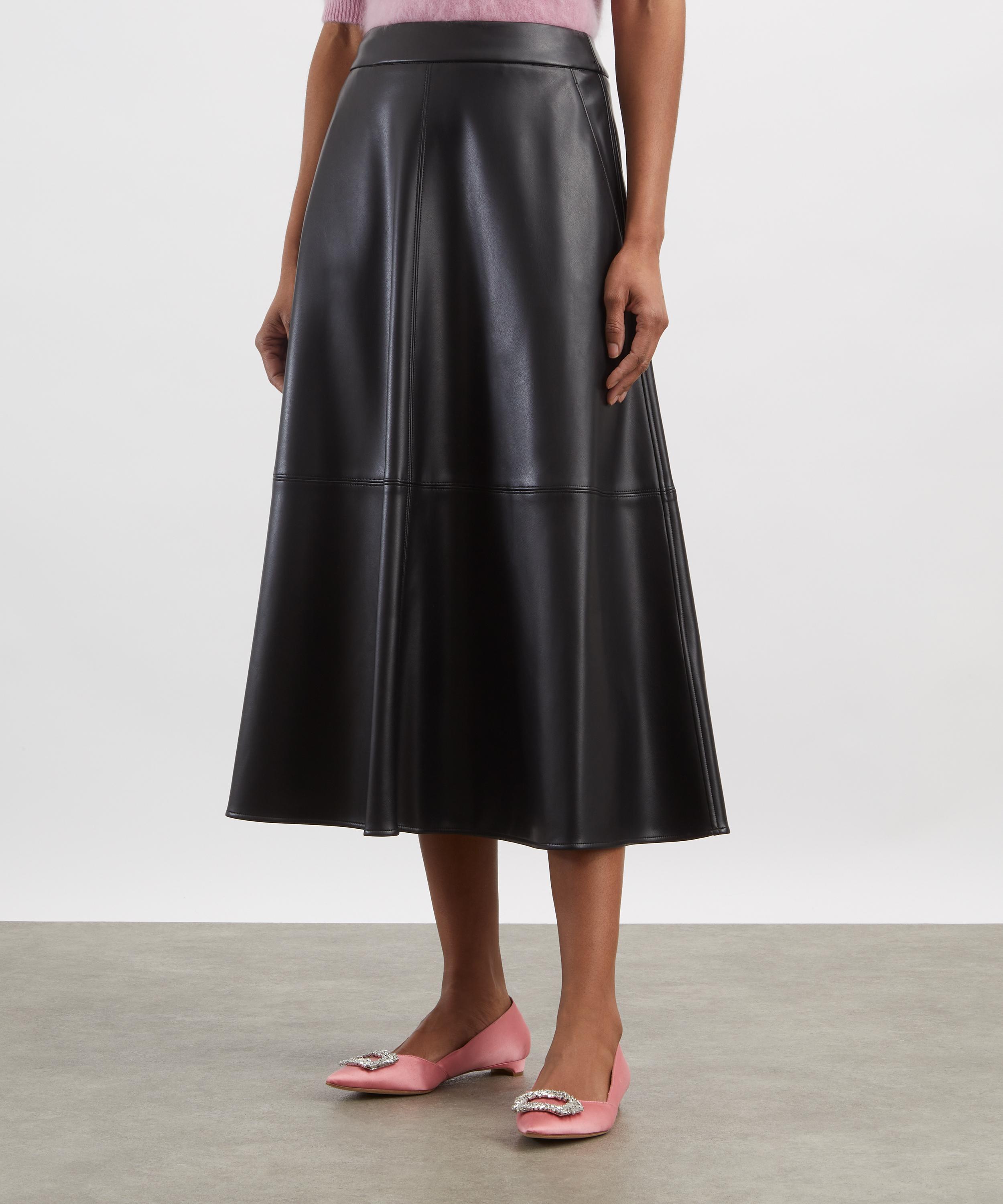 S Max Mara - Ninfa Coated Full Skirt image number 2