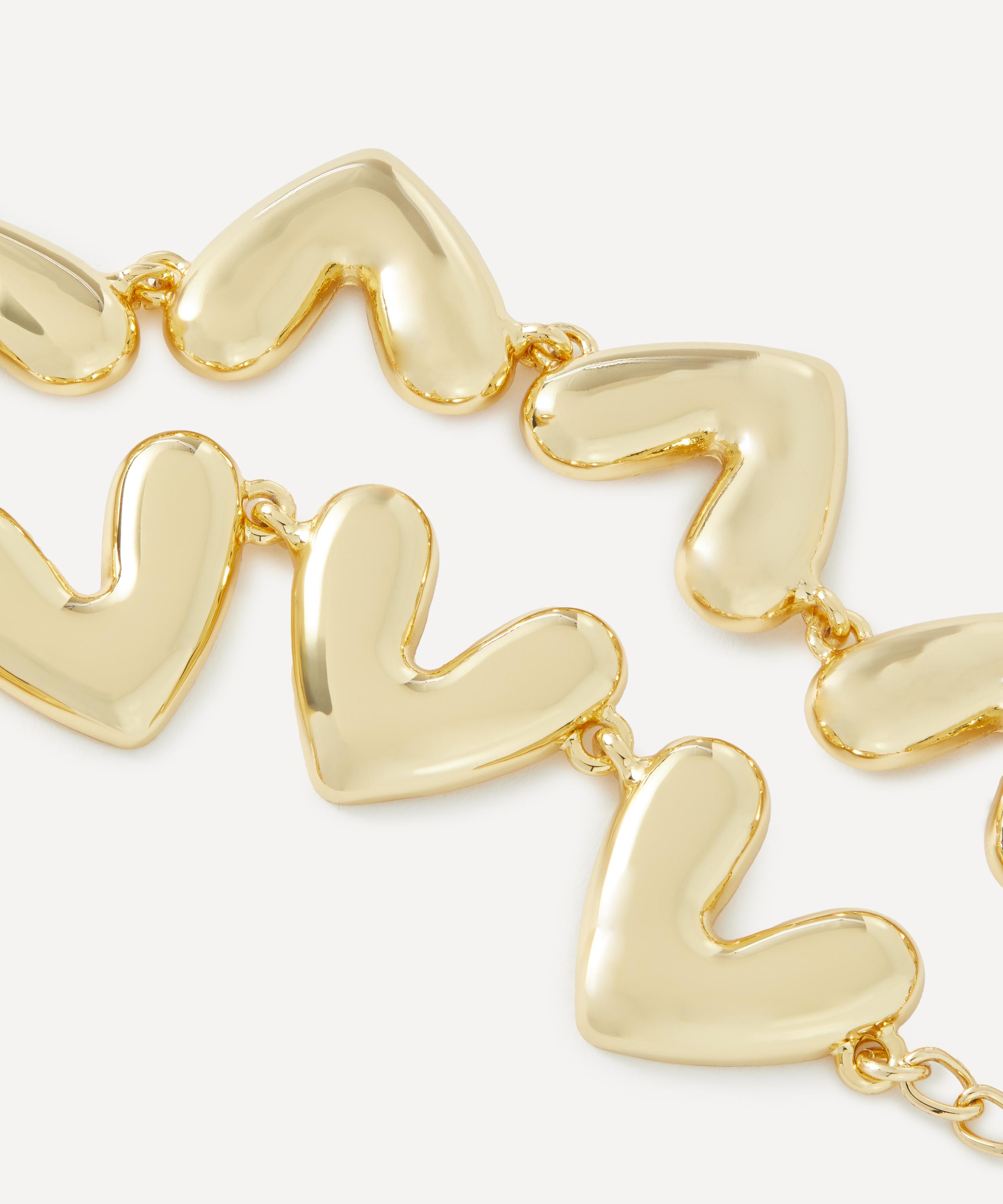 Kenneth Jay Lane - Gold-Plated Heart Lobster Claw Necklace image number 1