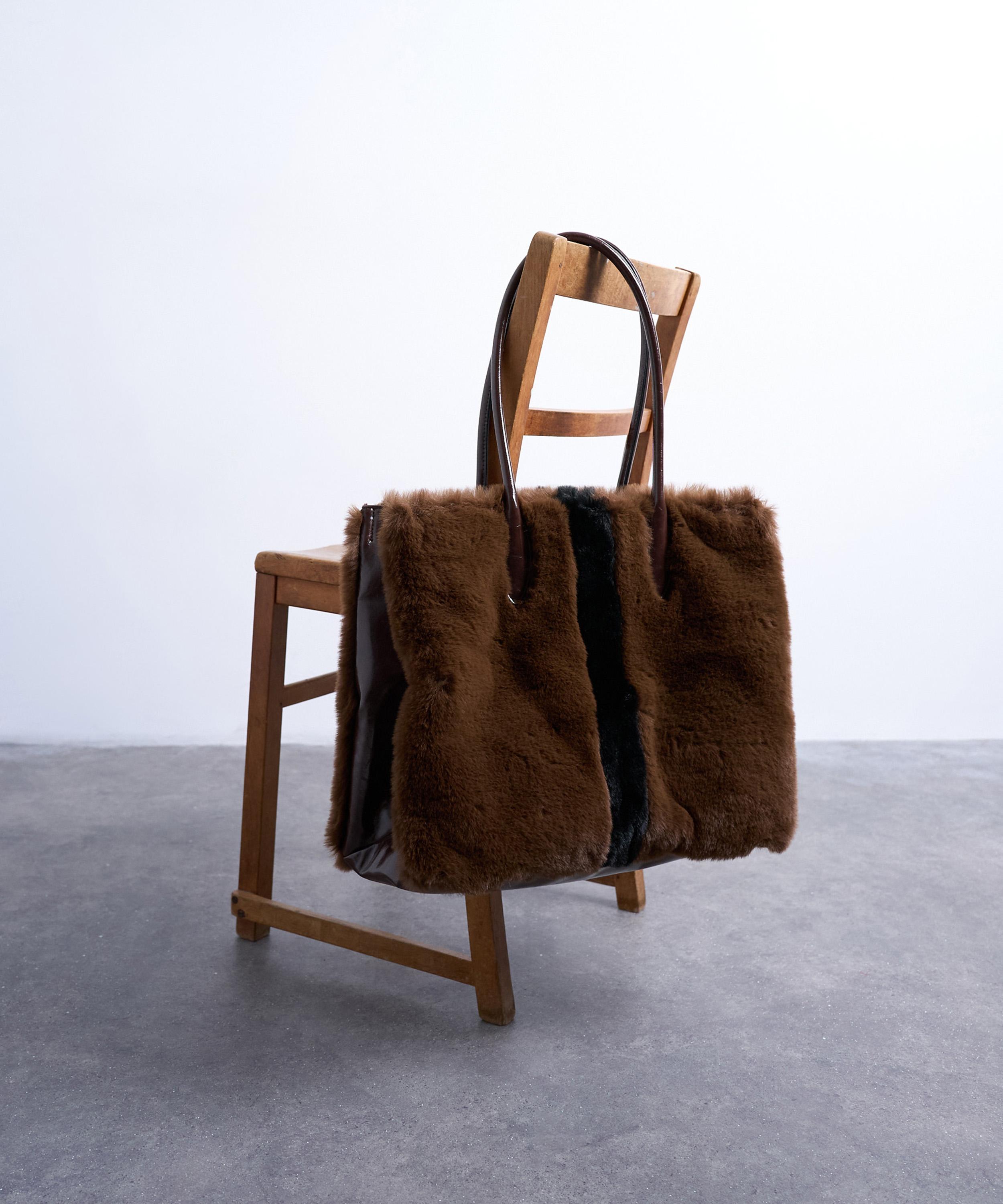 TOPSHOP - Teven Faux Fur Tote Bag