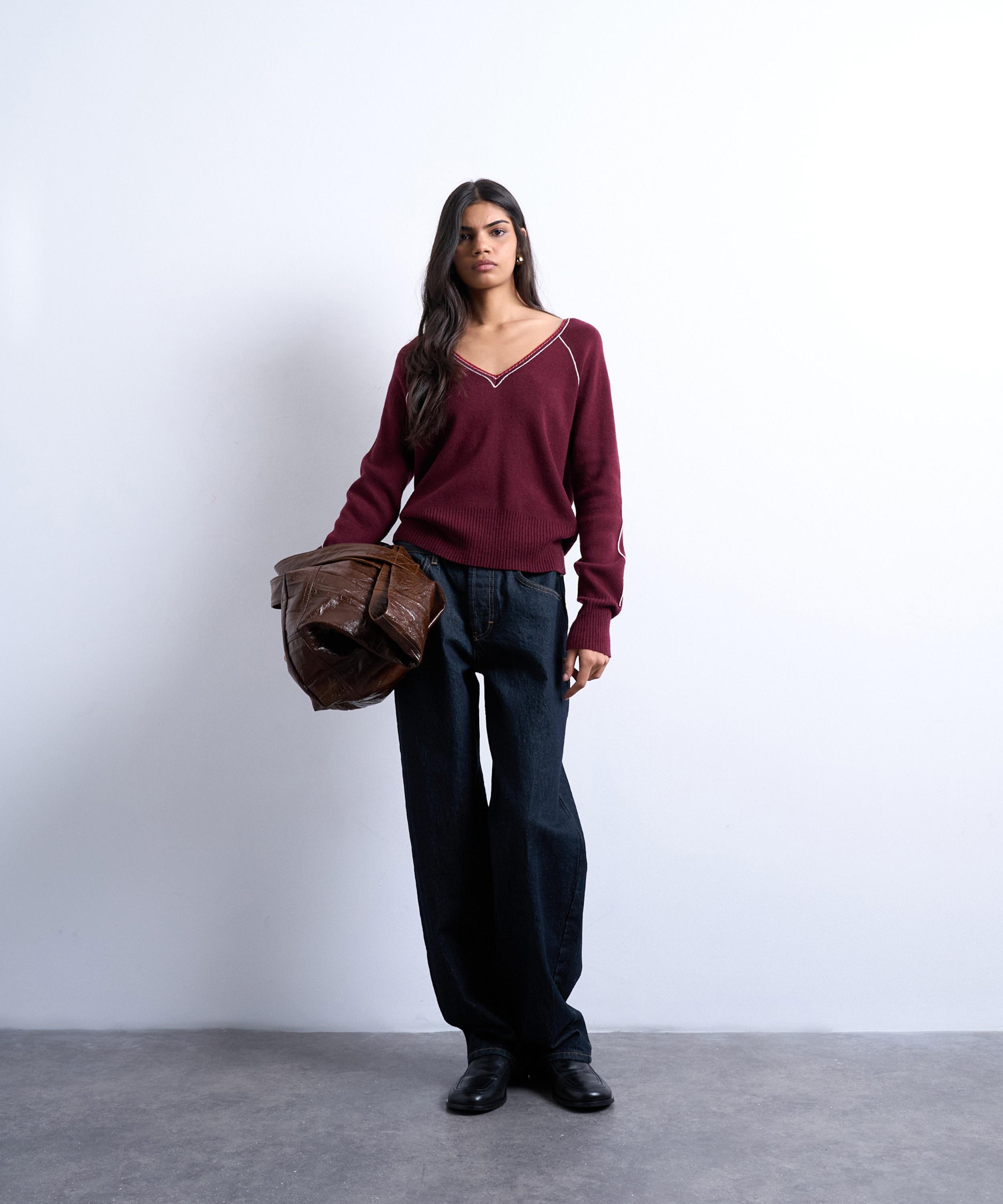 TOPSHOP - Raw Indigo Lowrie Low Rise Baggy Jeans image number 1