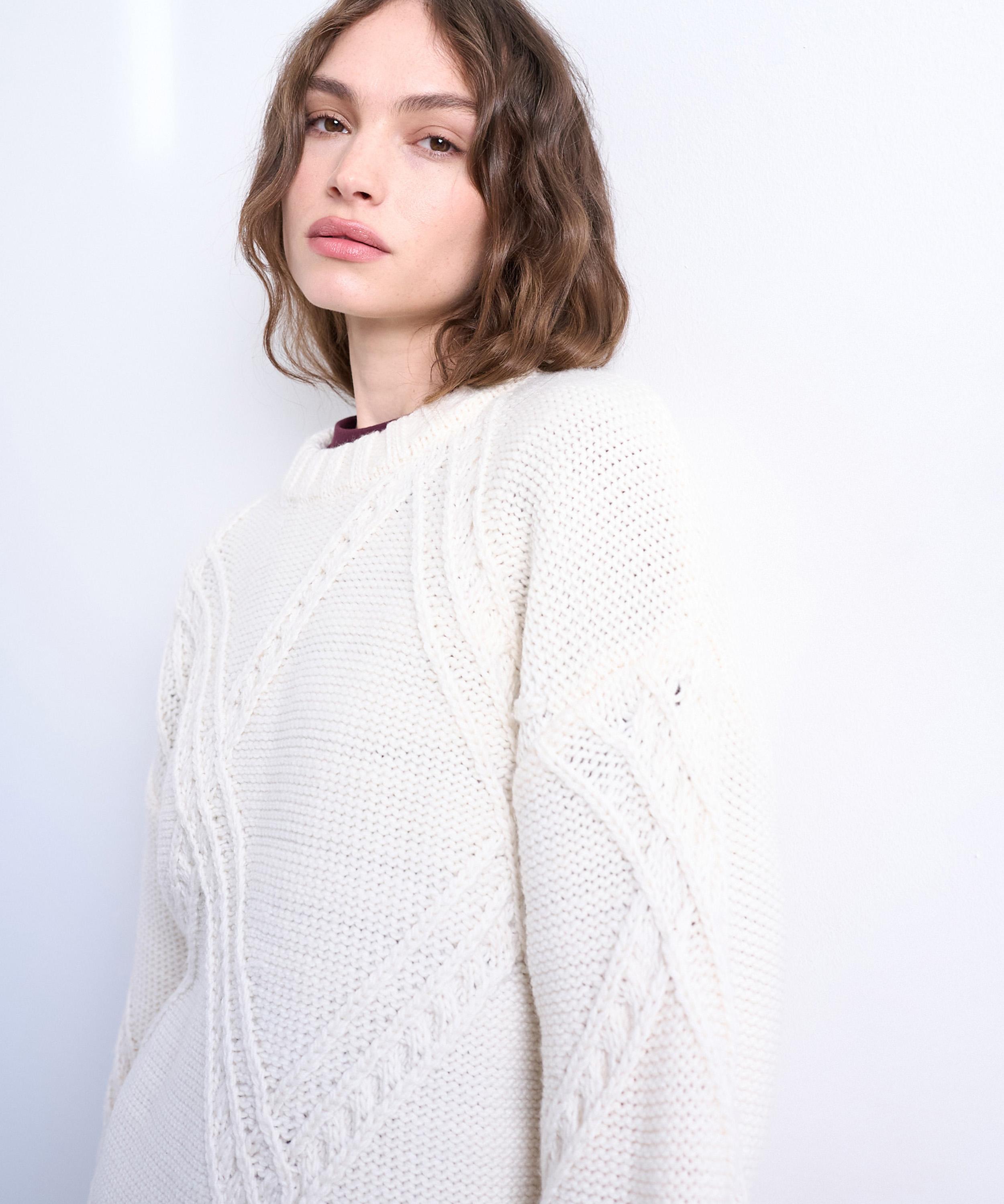 TOPSHOP - Knitted Argyle Jumper image number 2