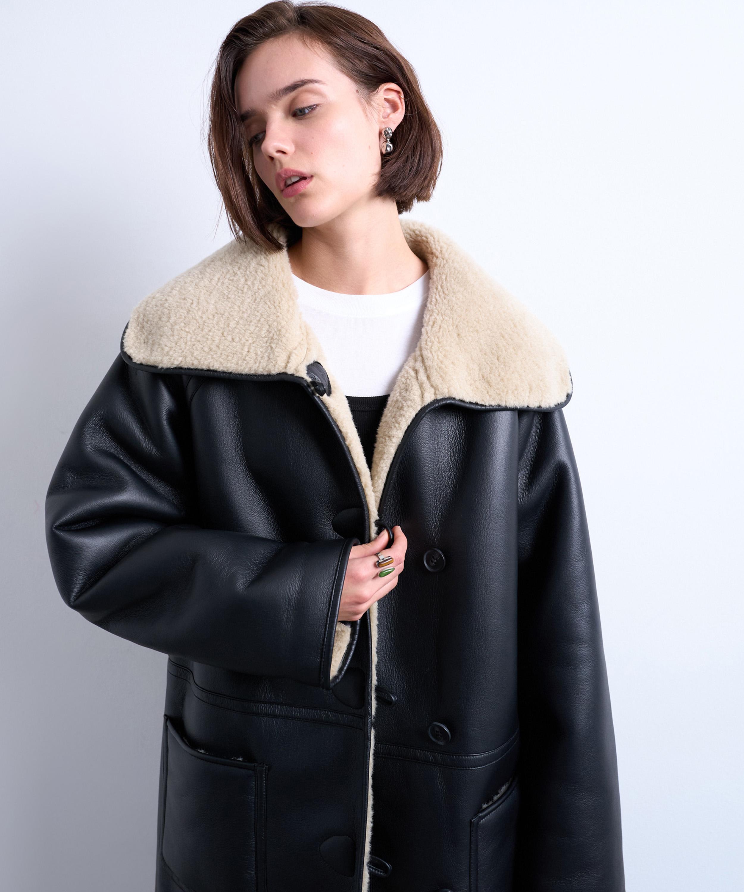 TOPSHOP - Oversized Longline Coat image number 1