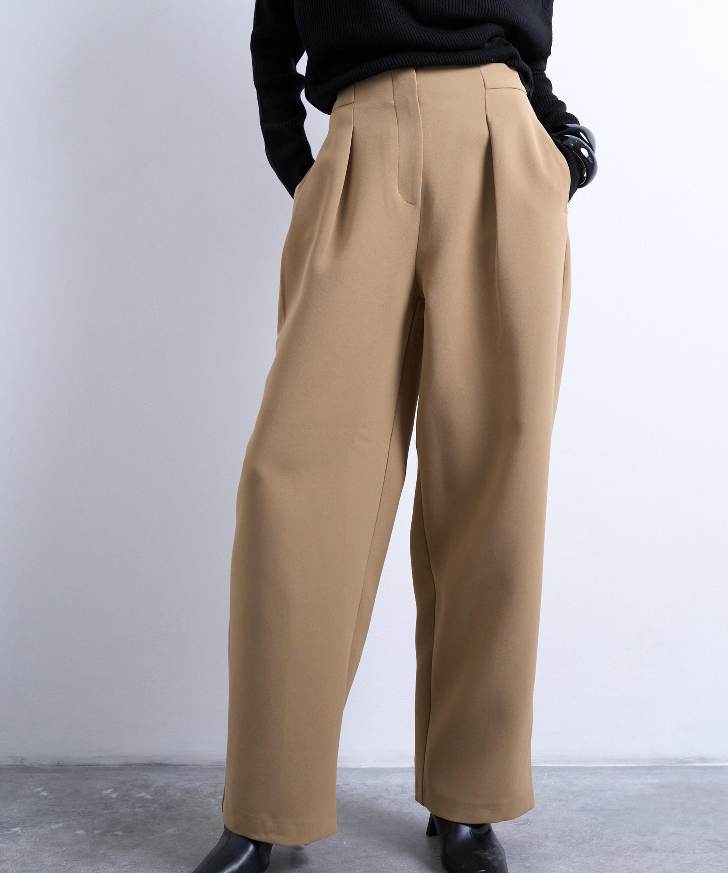 TOPSHOP - Slouchy Clean Waist Band Tailored Trousers