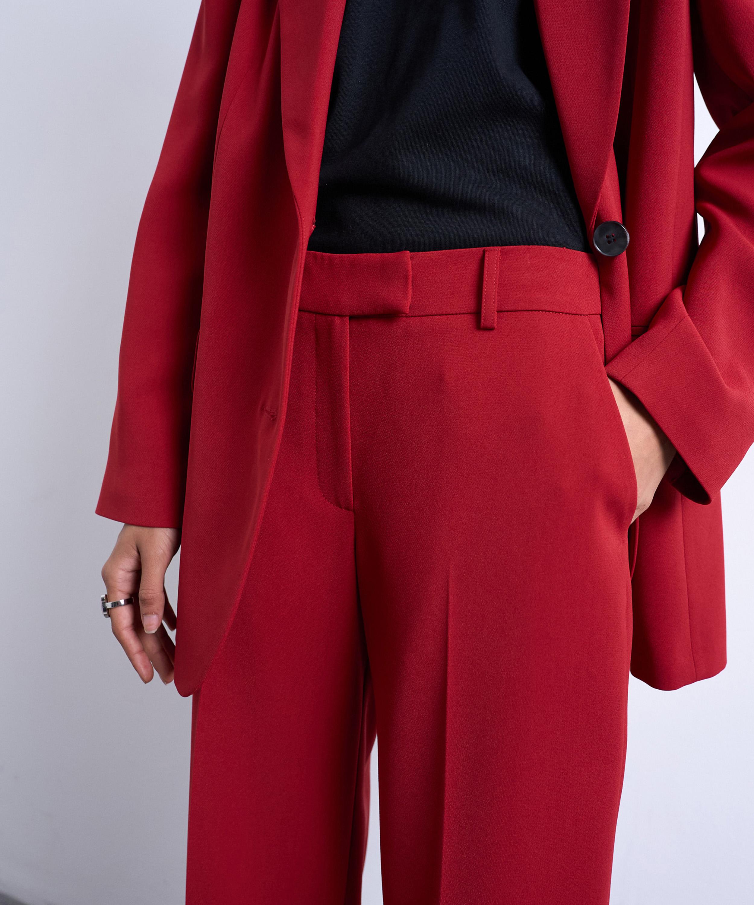 TOPSHOP - Mid Rise Clean Straight Trousers image number 2