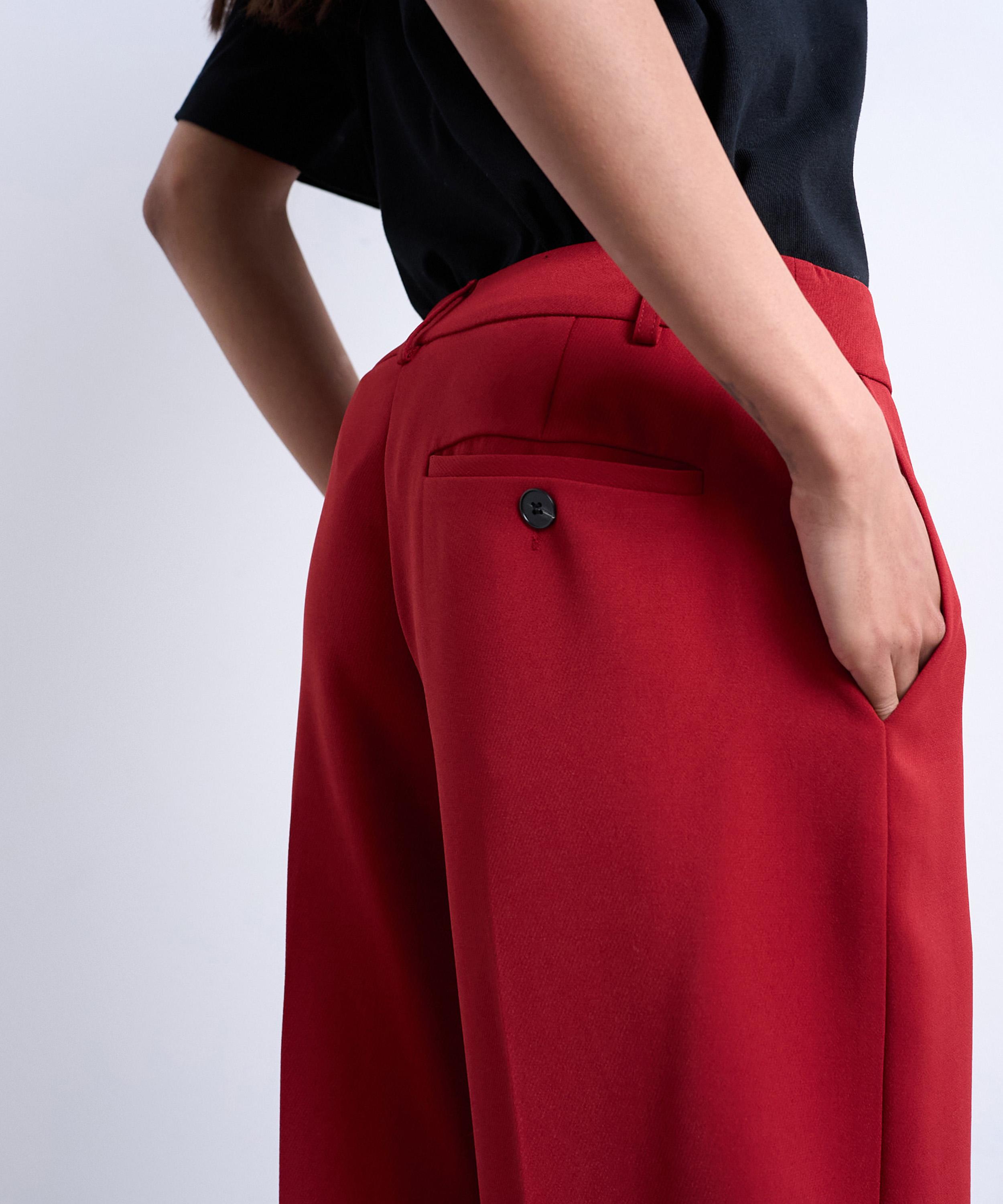 TOPSHOP - Mid Rise Clean Straight Trousers image number 4