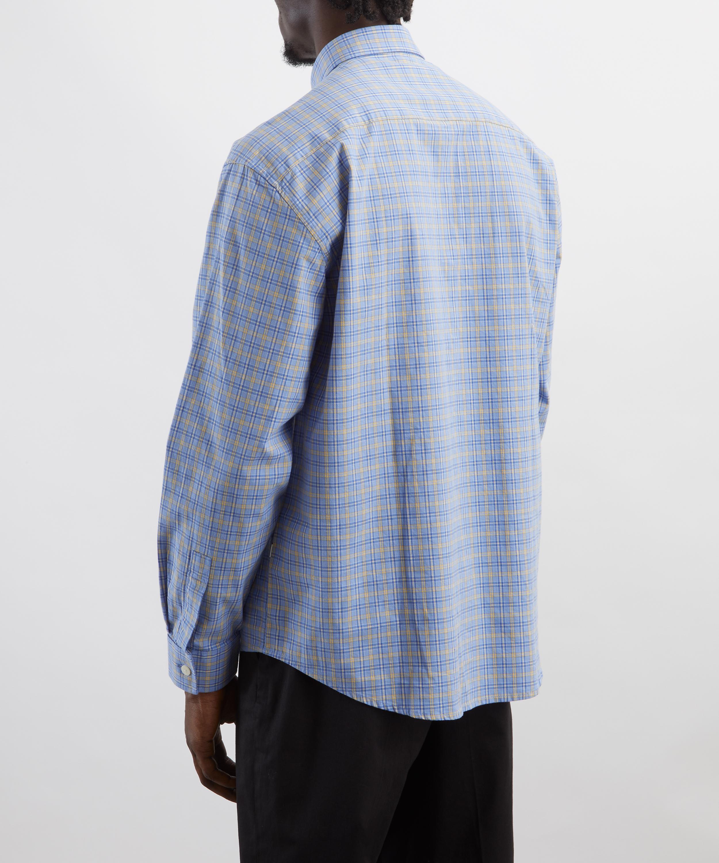NN07 - Deon Blue Check Shirt image number 3