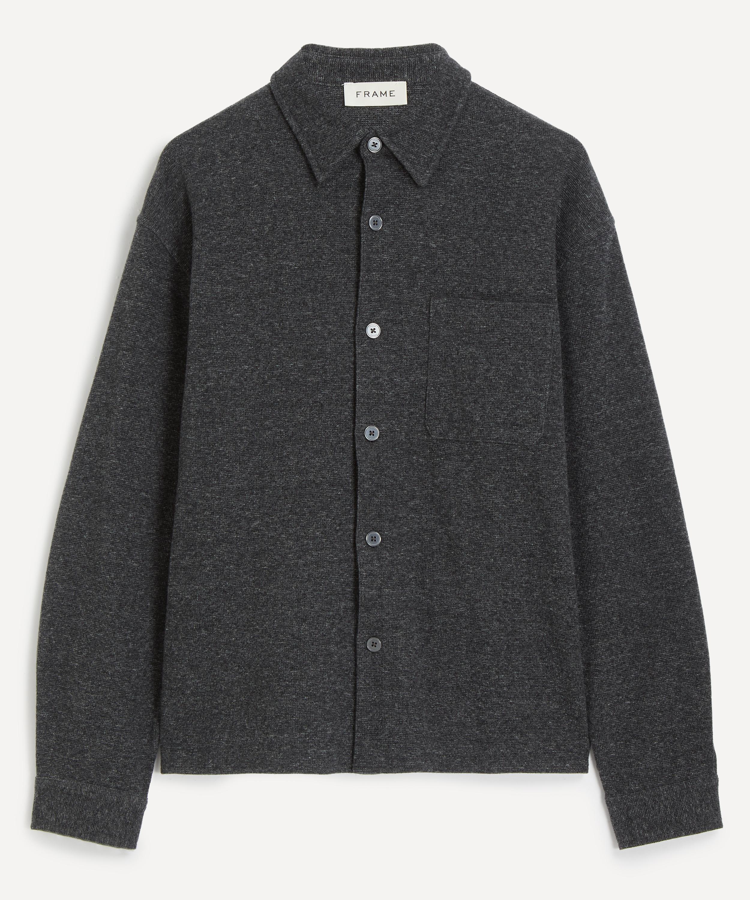 Frame - Waffle Textured Button Down Shirt