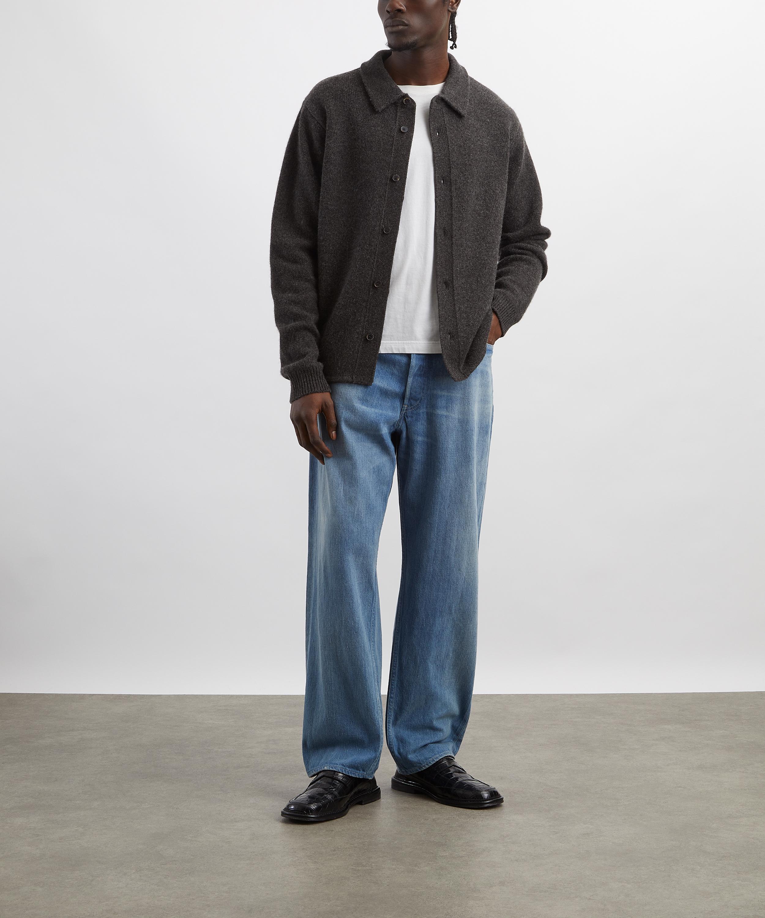 Frame - Long-Sleeve Wool-Blend Knitted Shirt image number 1