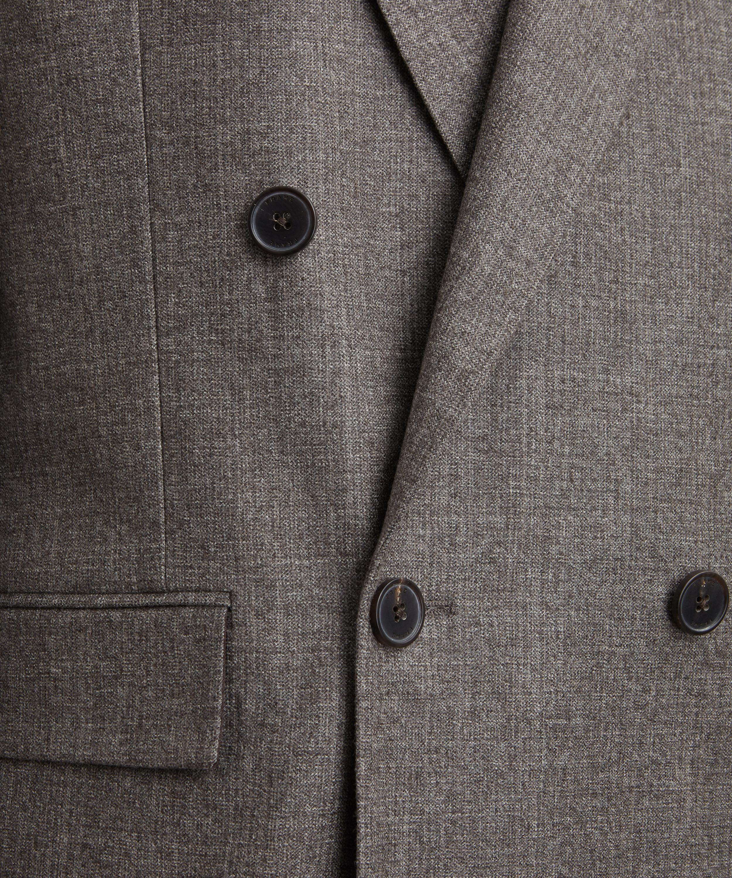 Frame - Double-Breasted Wool Blazer image number 4