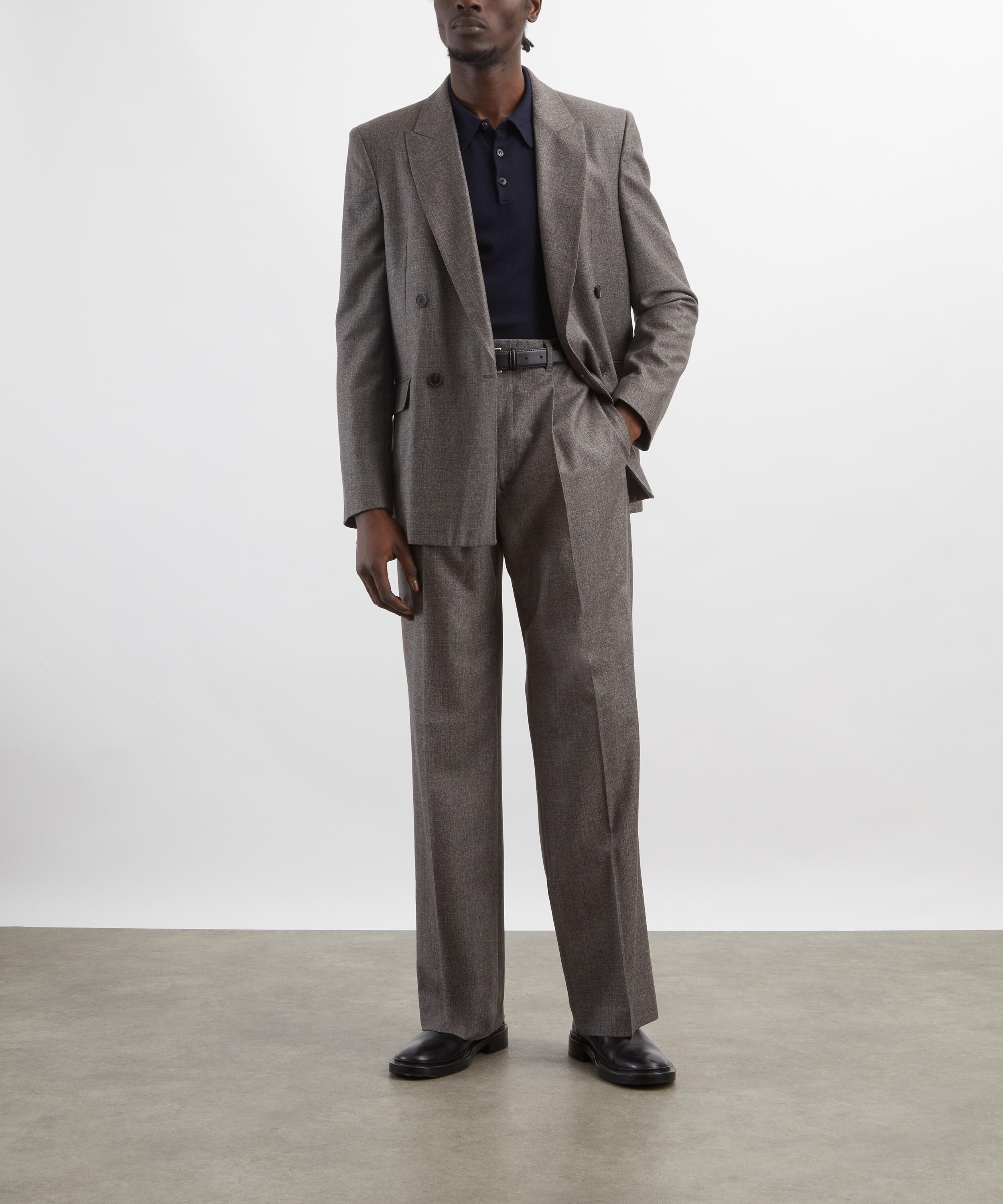 Frame - Wide Flannel Trousers image number 1