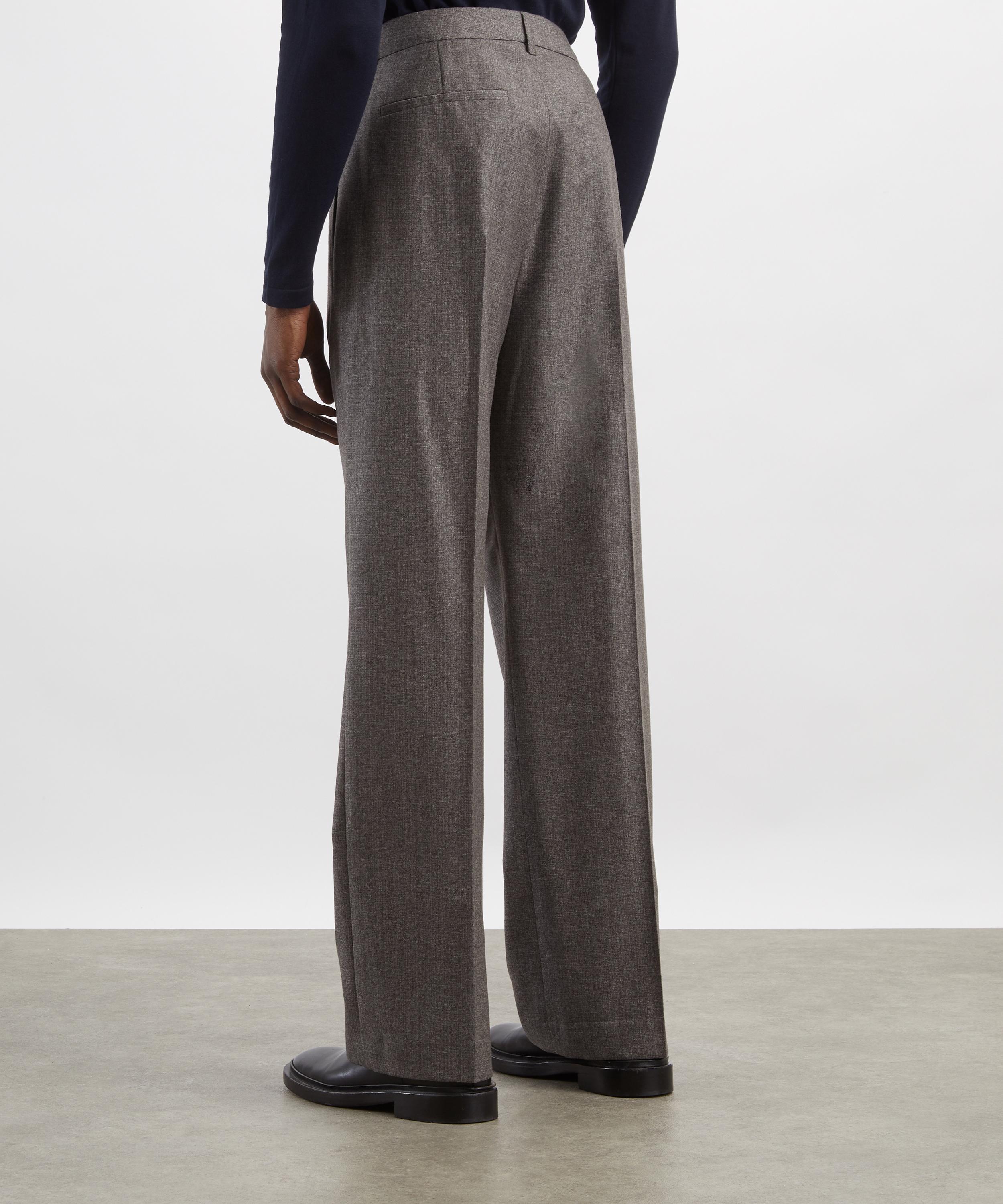 Frame - Wide Flannel Trousers image number 3
