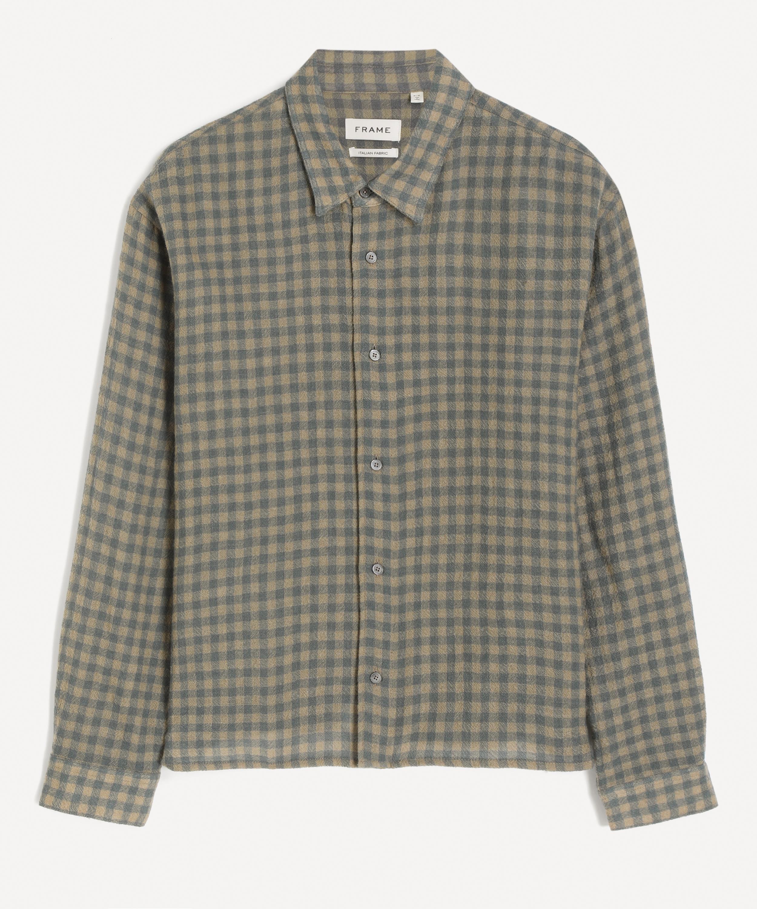 Frame - Light Wool Plaid Shirt