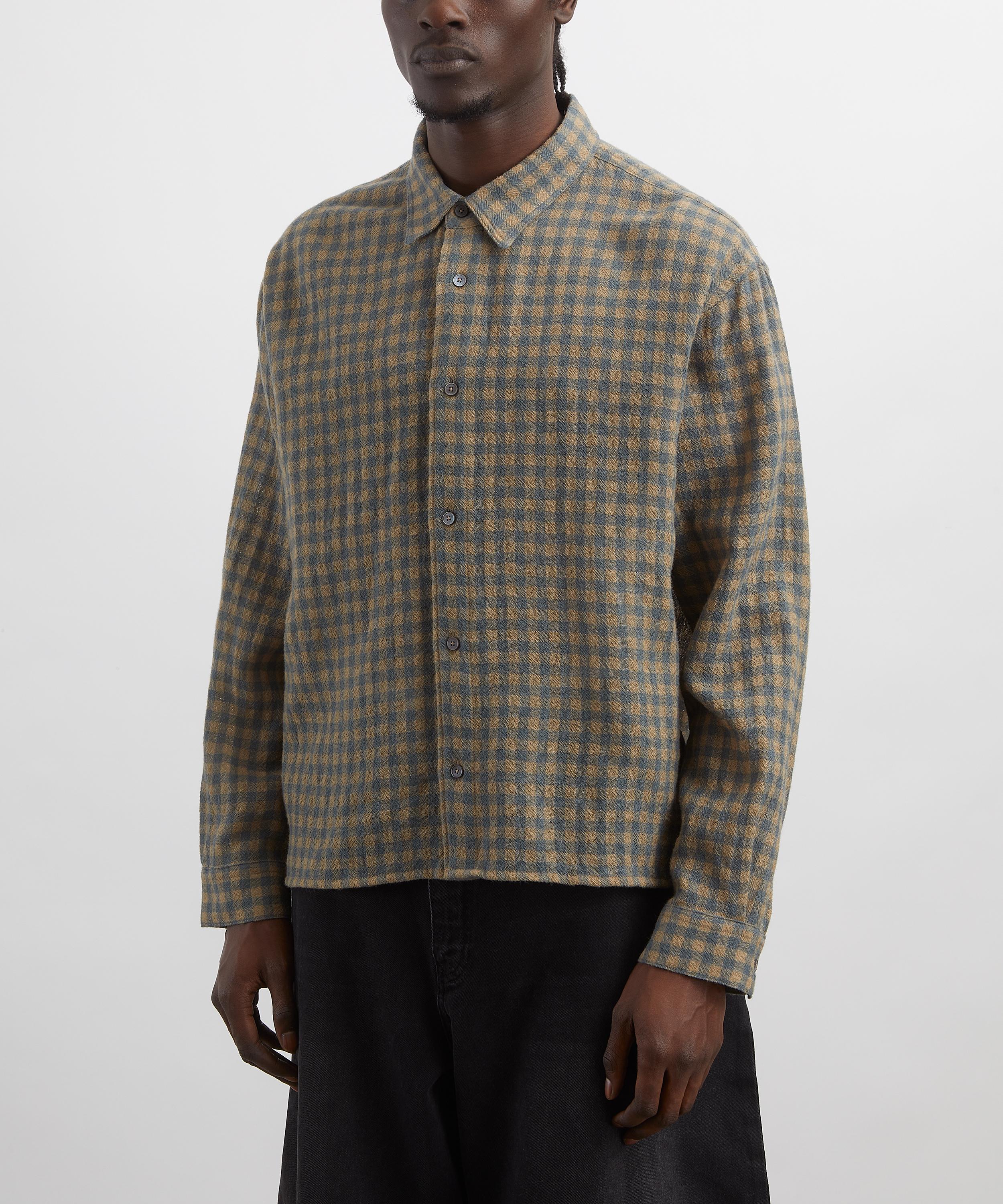 Frame - Light Wool Plaid Shirt image number 2