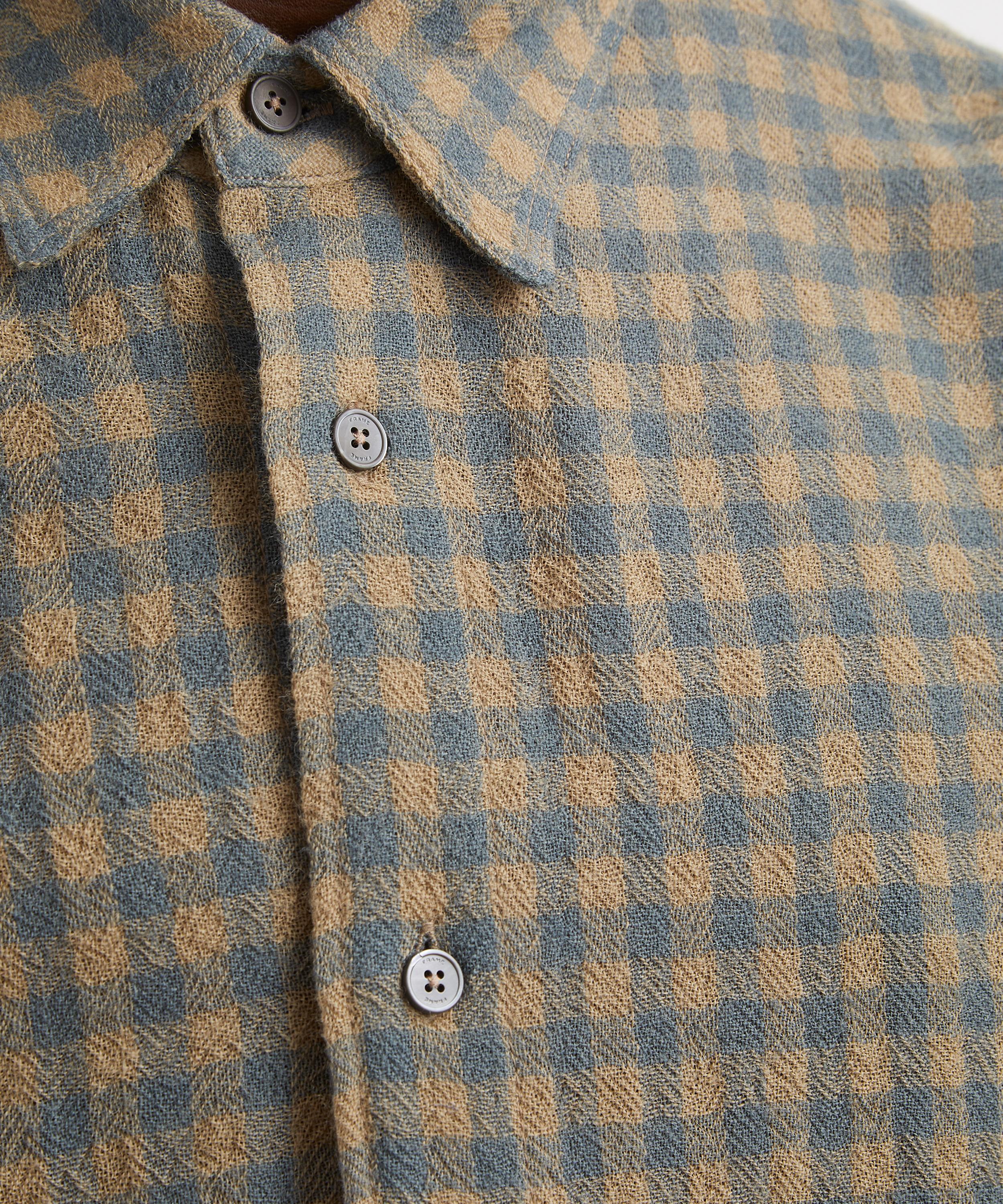 Frame - Light Wool Plaid Shirt image number 4
