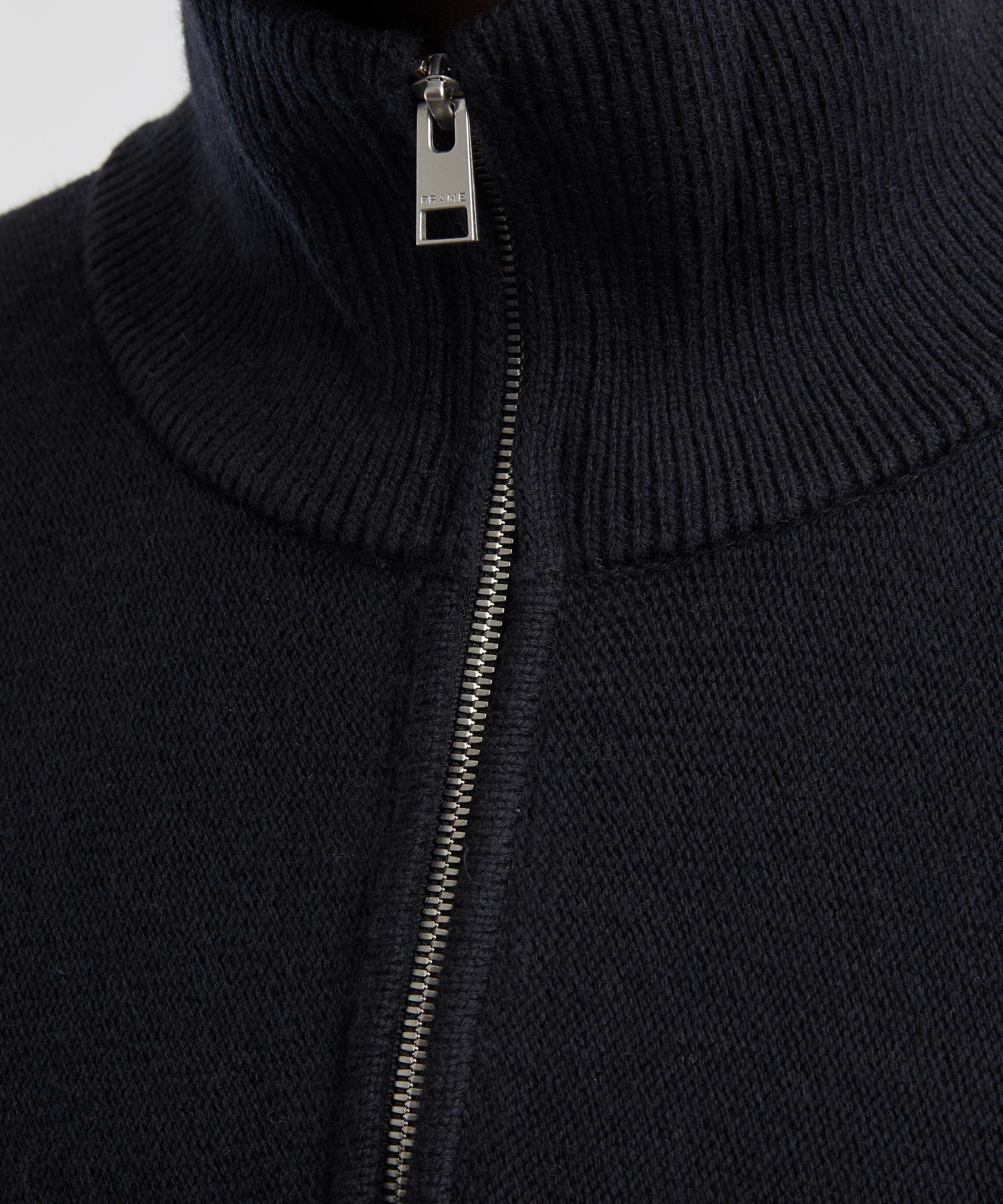 Frame - Zip-Up Wool Jumper image number 4