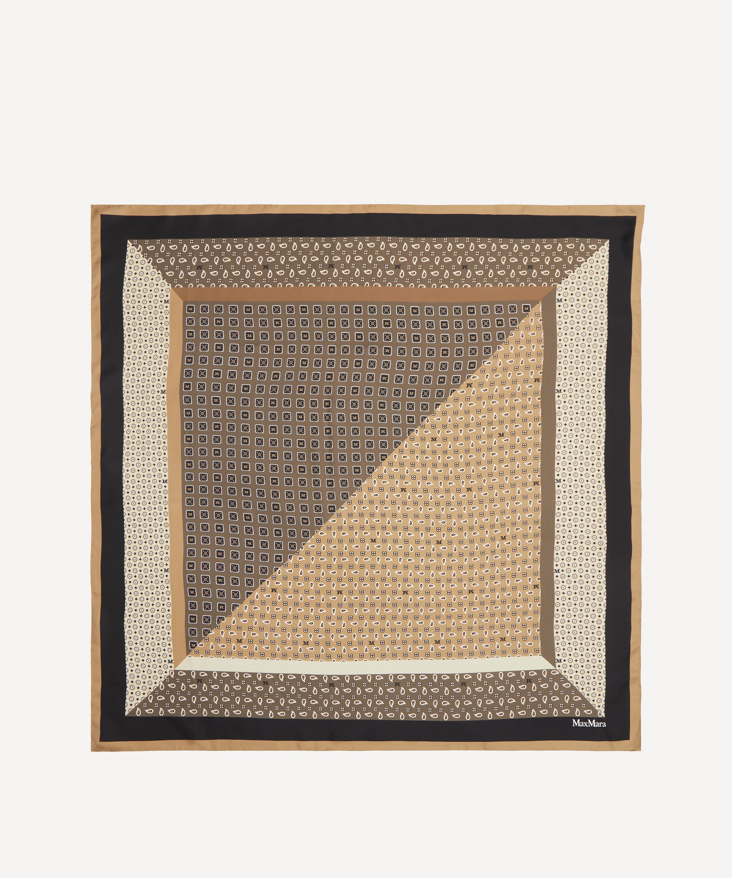 Max Mara - Paisley Monogram Silk Stole