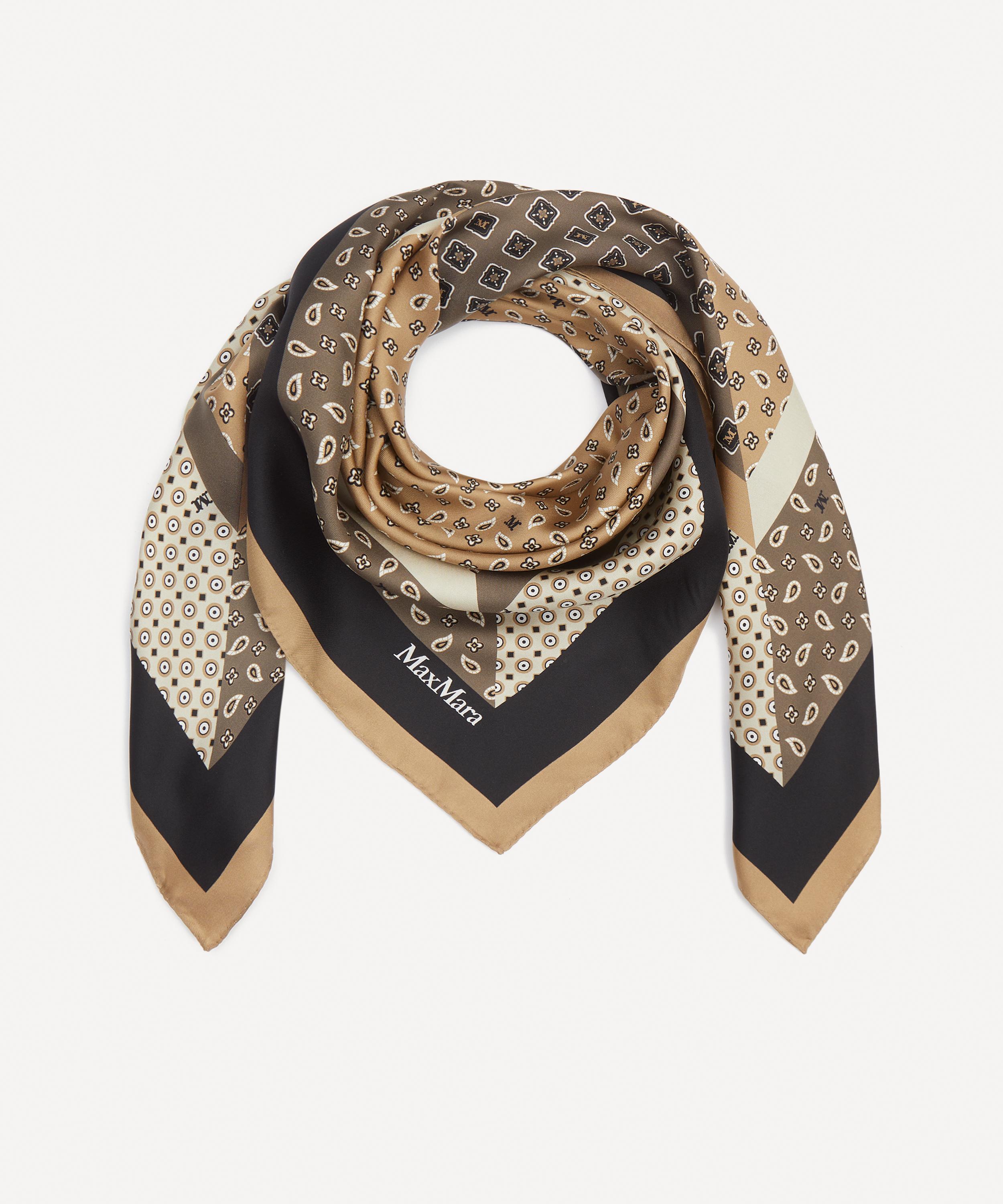 Max Mara - Paisley Monogram Silk Stole image number 1