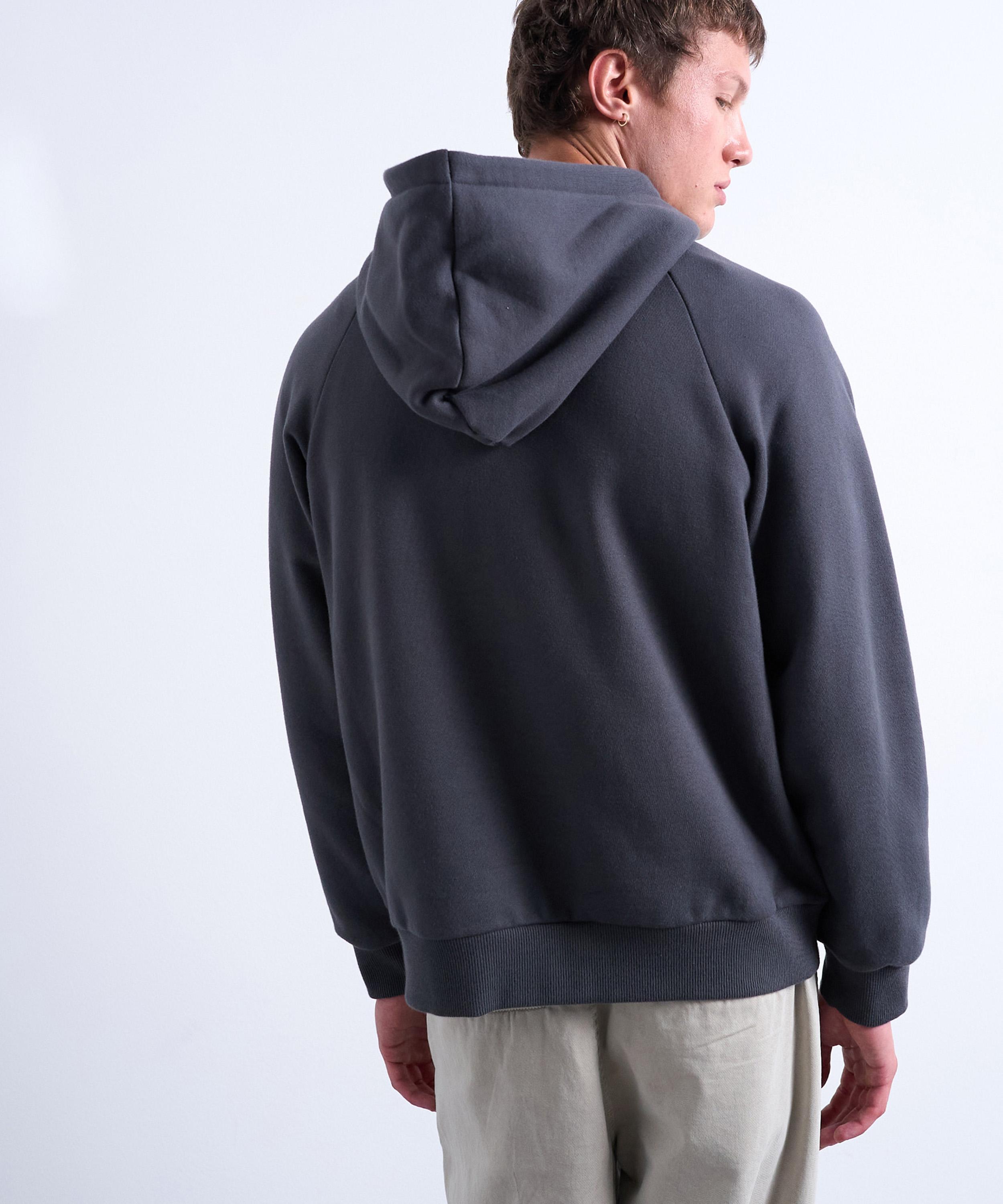 TOPMAN - Charcoal Boxy Fit Hoodie image number 4