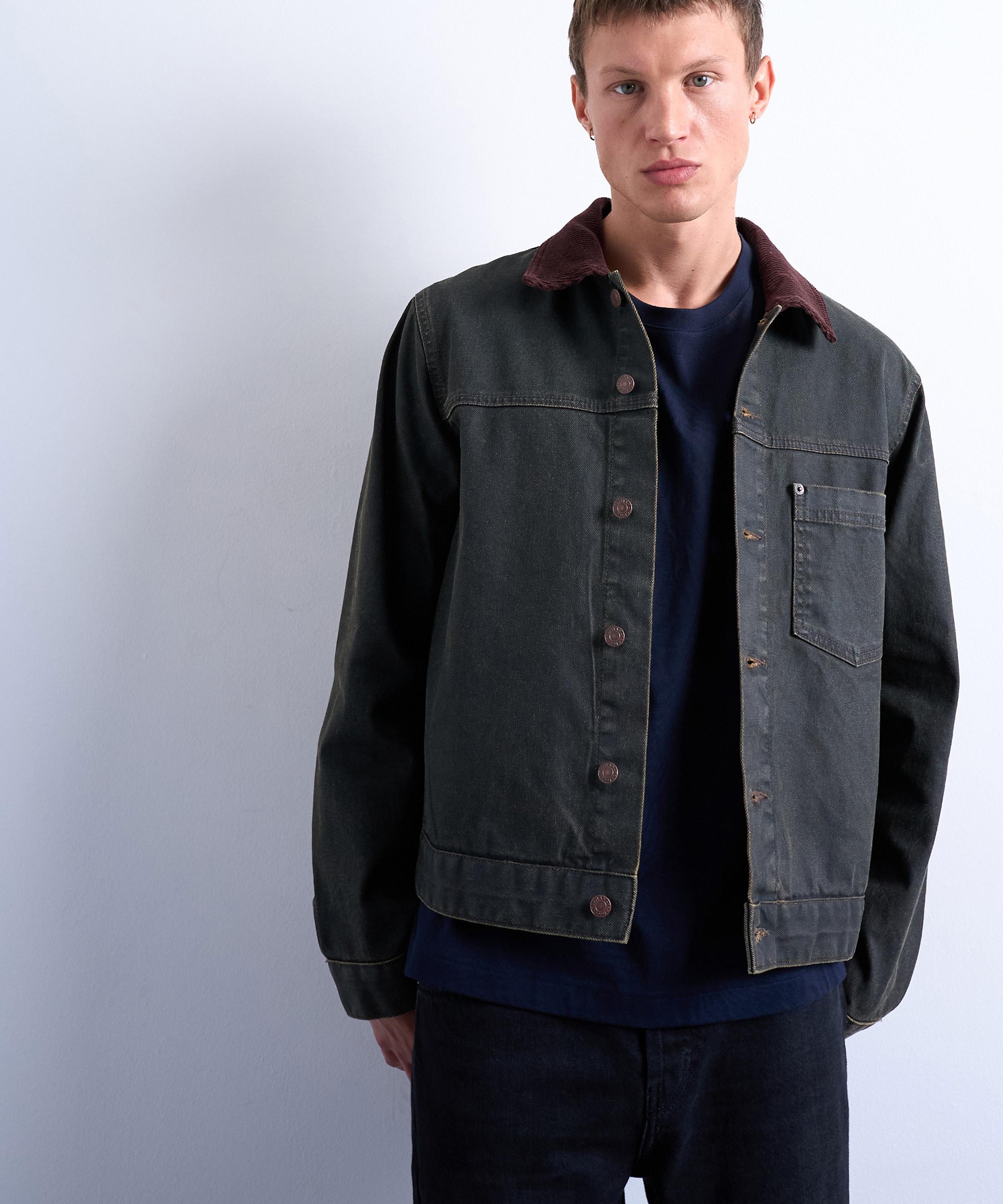TOPMAN - Brown Relaxed Denim Shacket