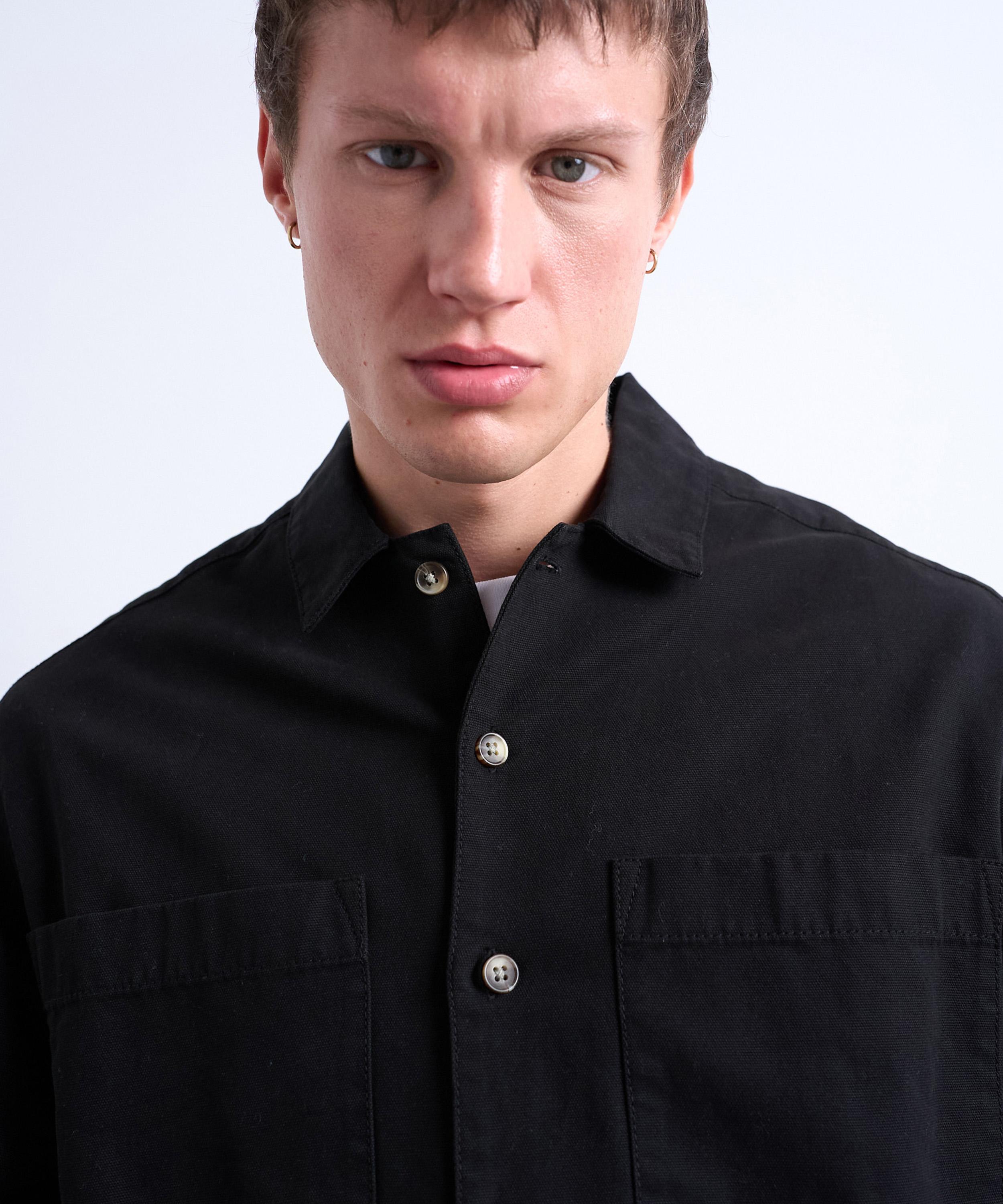 TOPMAN - Twill Overshirt image number 3