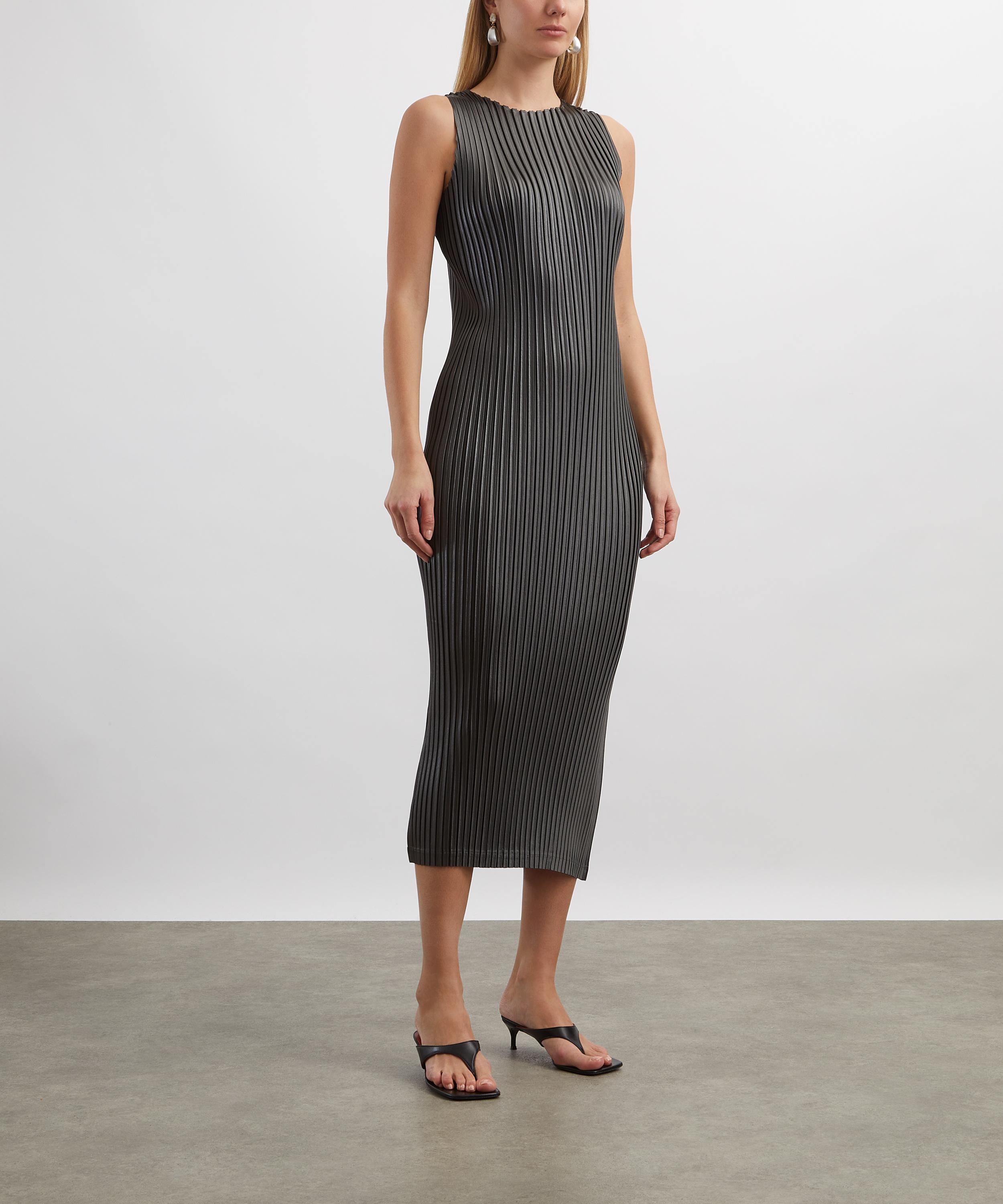 Issey Miyake - GLOSSED-METAL-PLEATS Dress image number 2