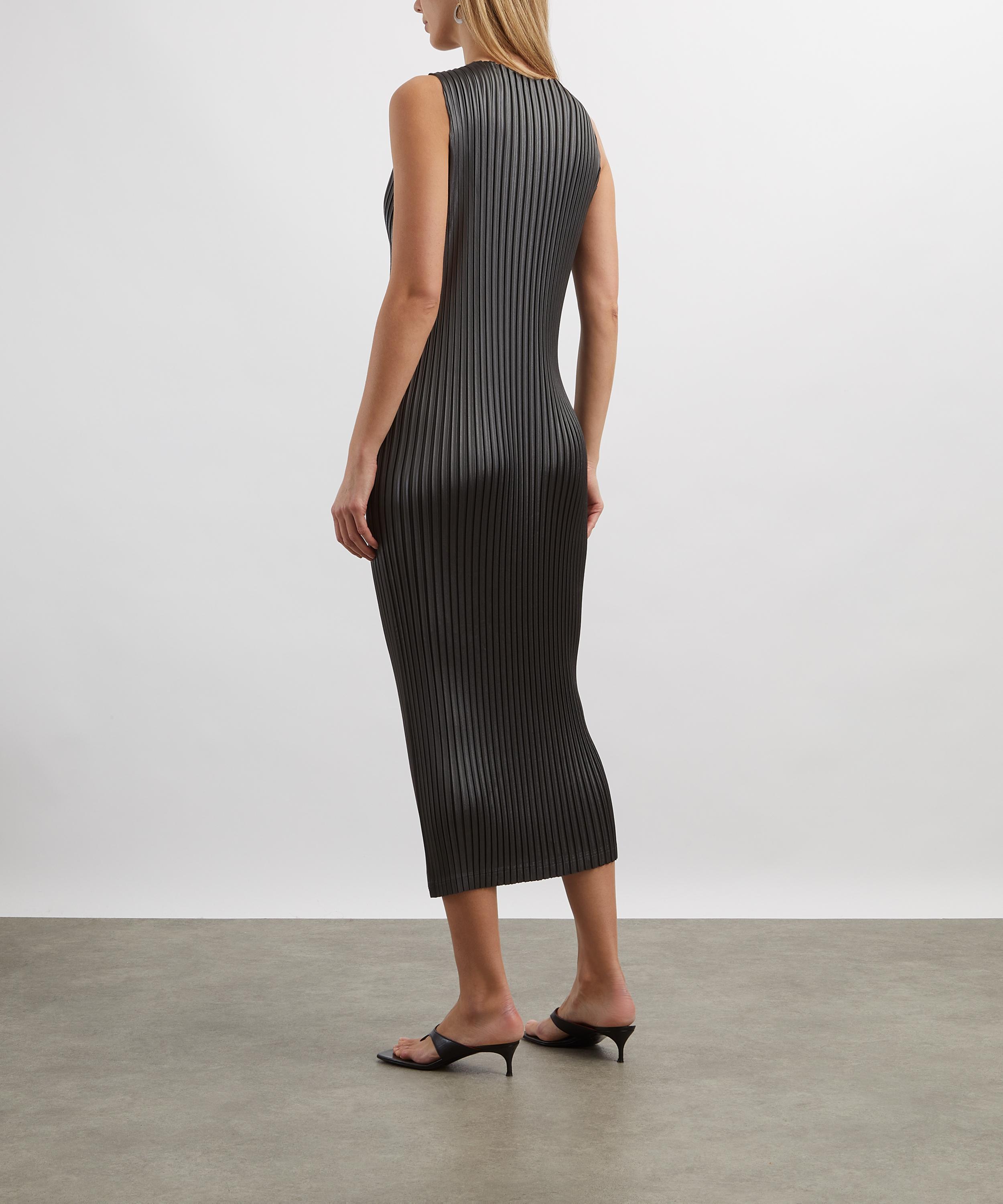 Issey Miyake - GLOSSED-METAL-PLEATS Dress image number 3