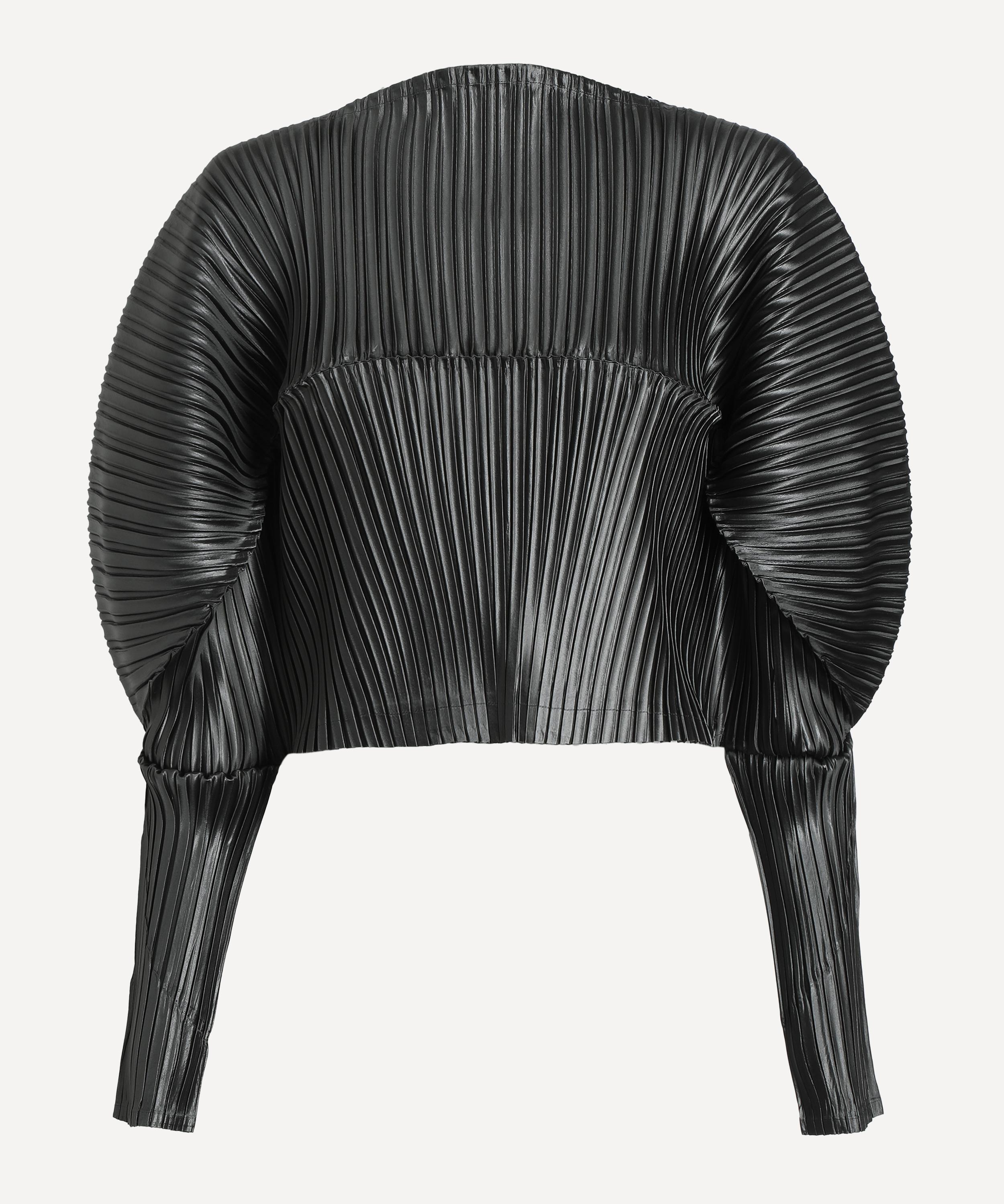 Issey Miyake - GLOSSED-METAL-PLEATS Top