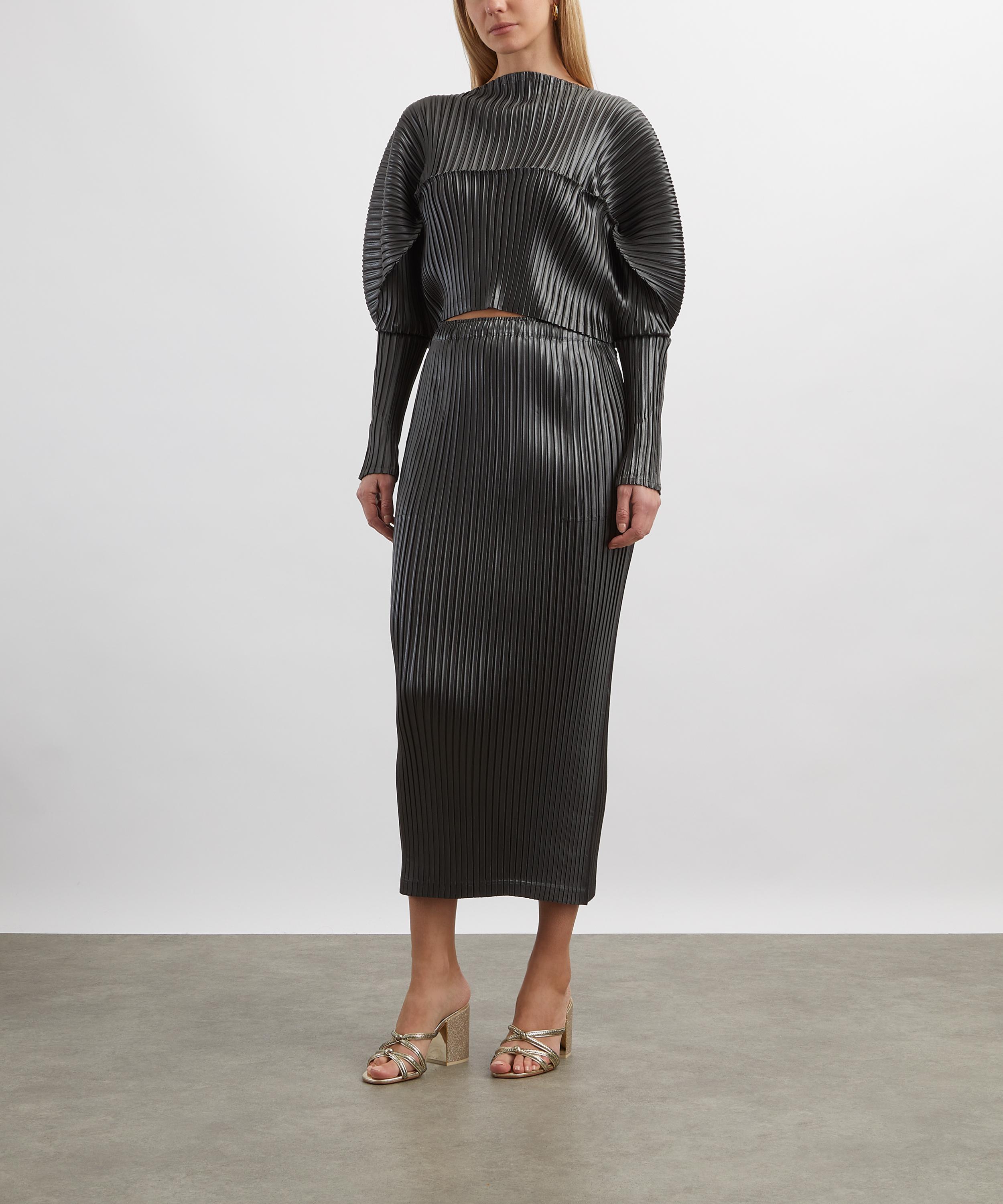 Issey Miyake - GLOSSED-METAL-PLEATS Top image number 1