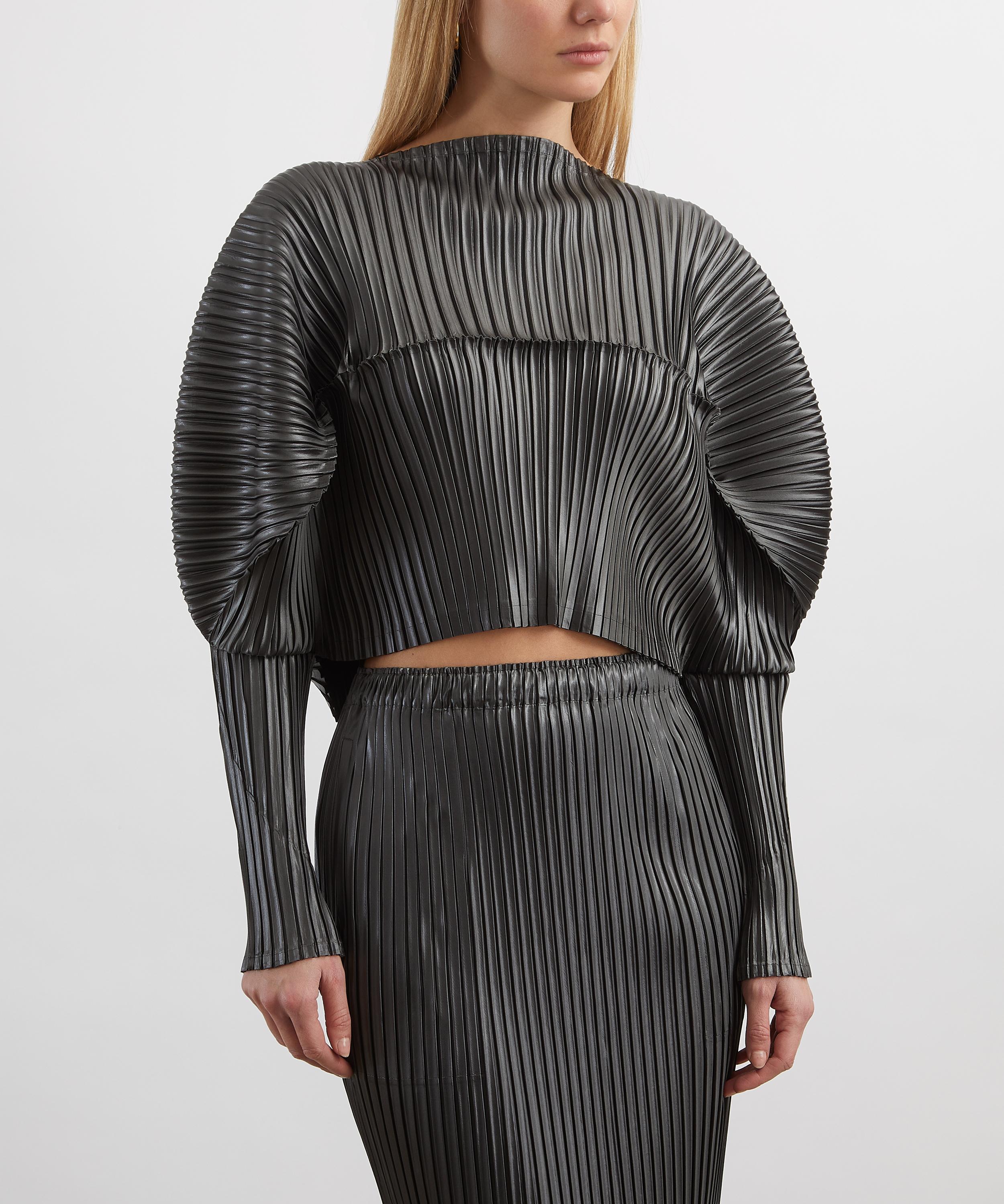 Issey Miyake - GLOSSED-METAL-PLEATS Top image number 2