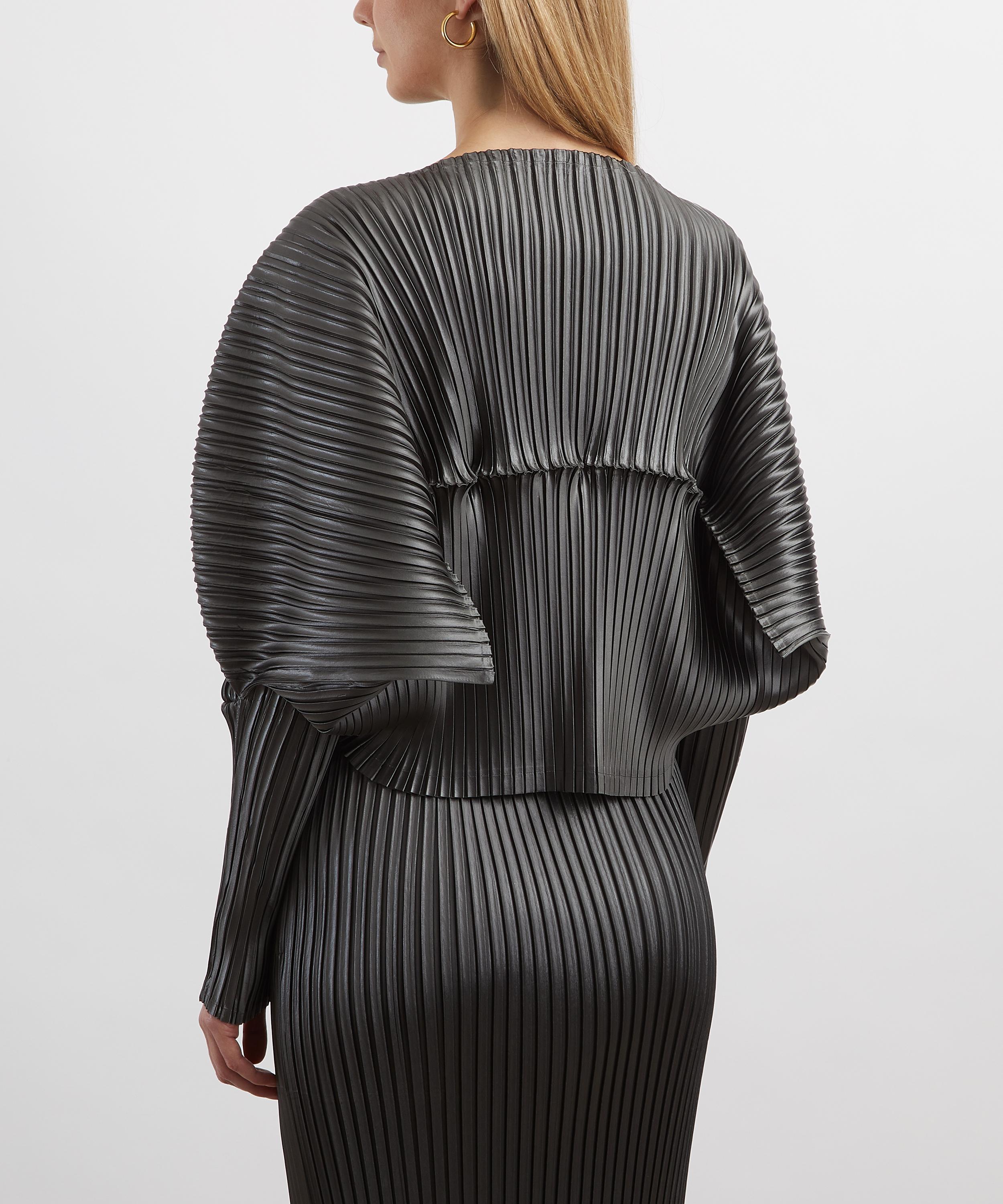 Issey Miyake - GLOSSED-METAL-PLEATS Top image number 3