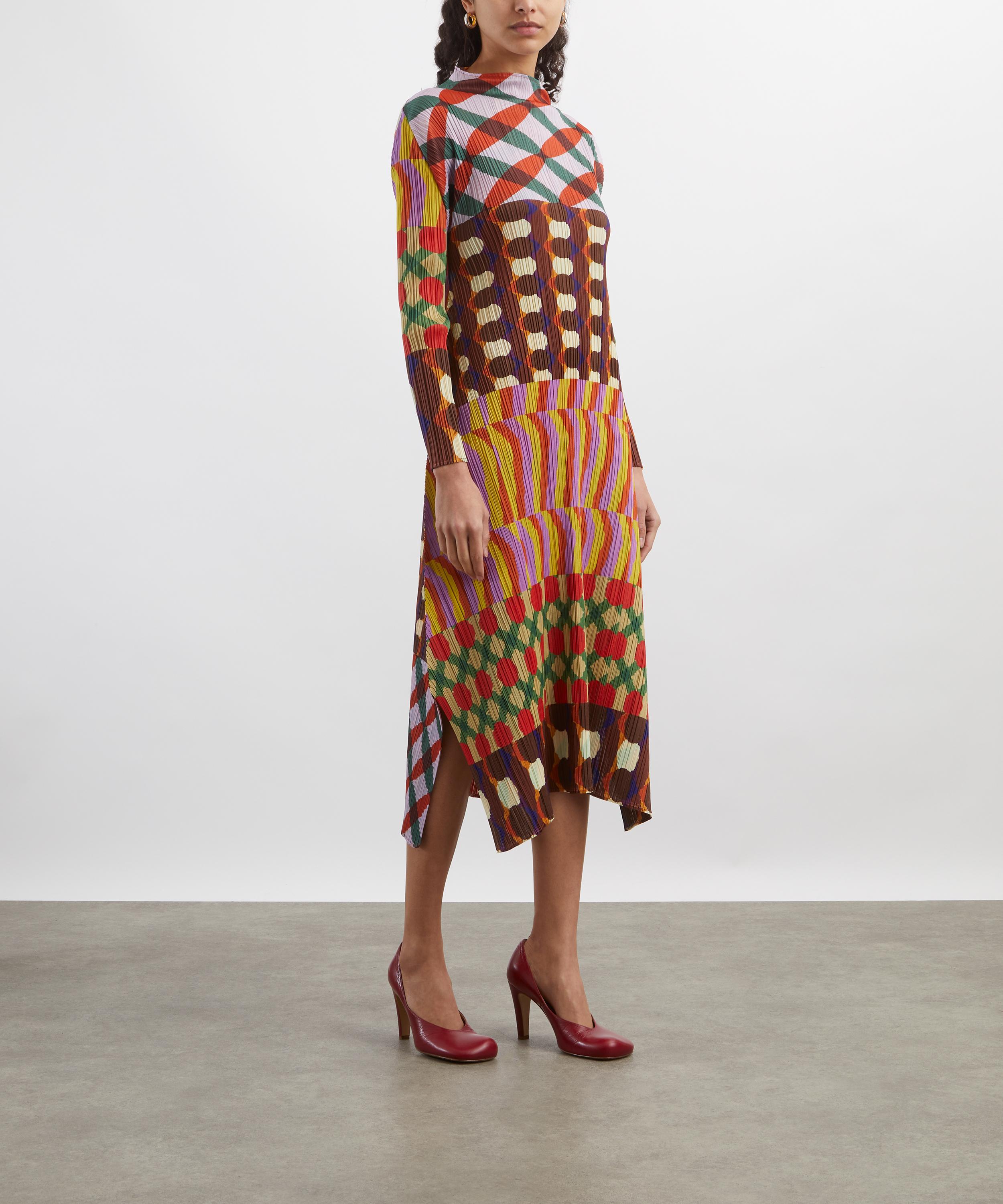 Pleats Please Issey Miyake - HARMONY Pleated Midi Dress image number 2