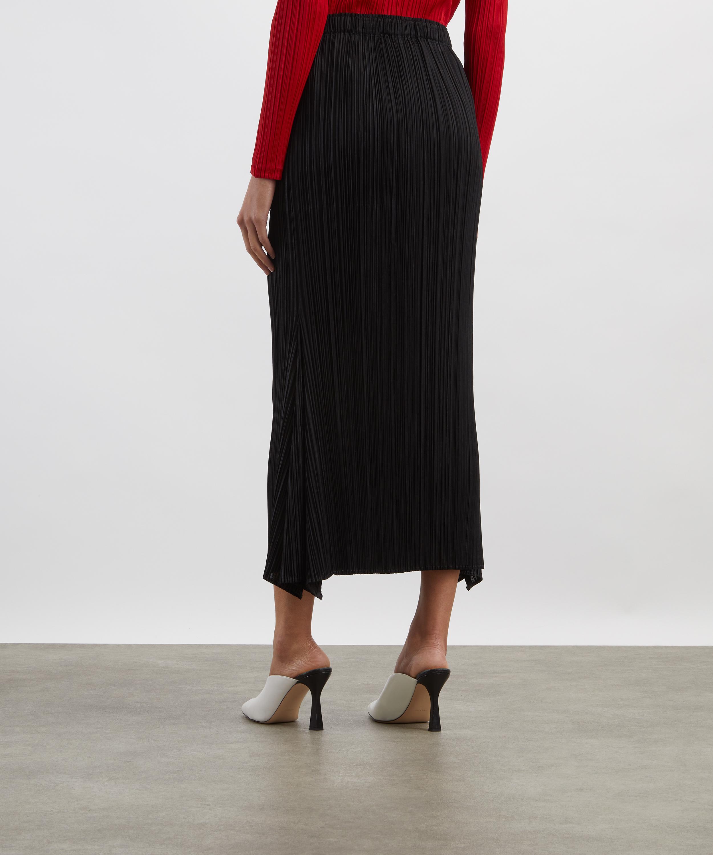 Pleats Please Issey Miyake - OLE Black Pleated Skirt image number 3