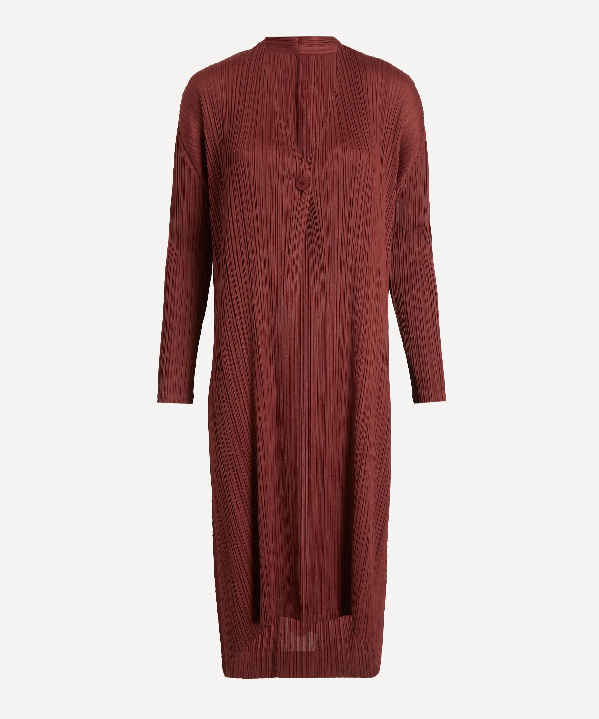Pleats Please Issey Miyake - MONTHLY COLOURS OCTOBER Pleated Coat