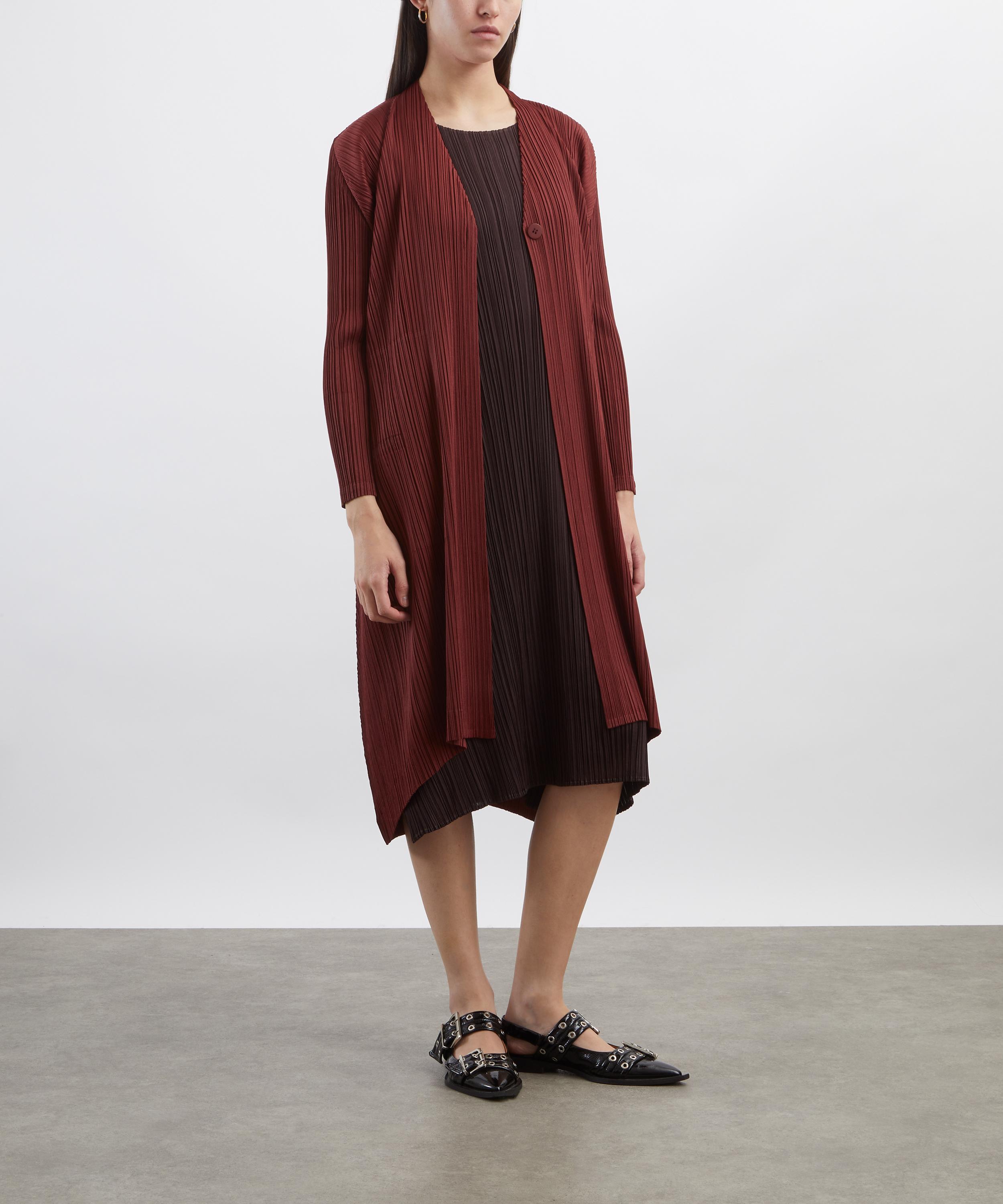 Pleats Please Issey Miyake - MONTHLY COLOURS OCTOBER Pleated Coat image number 1