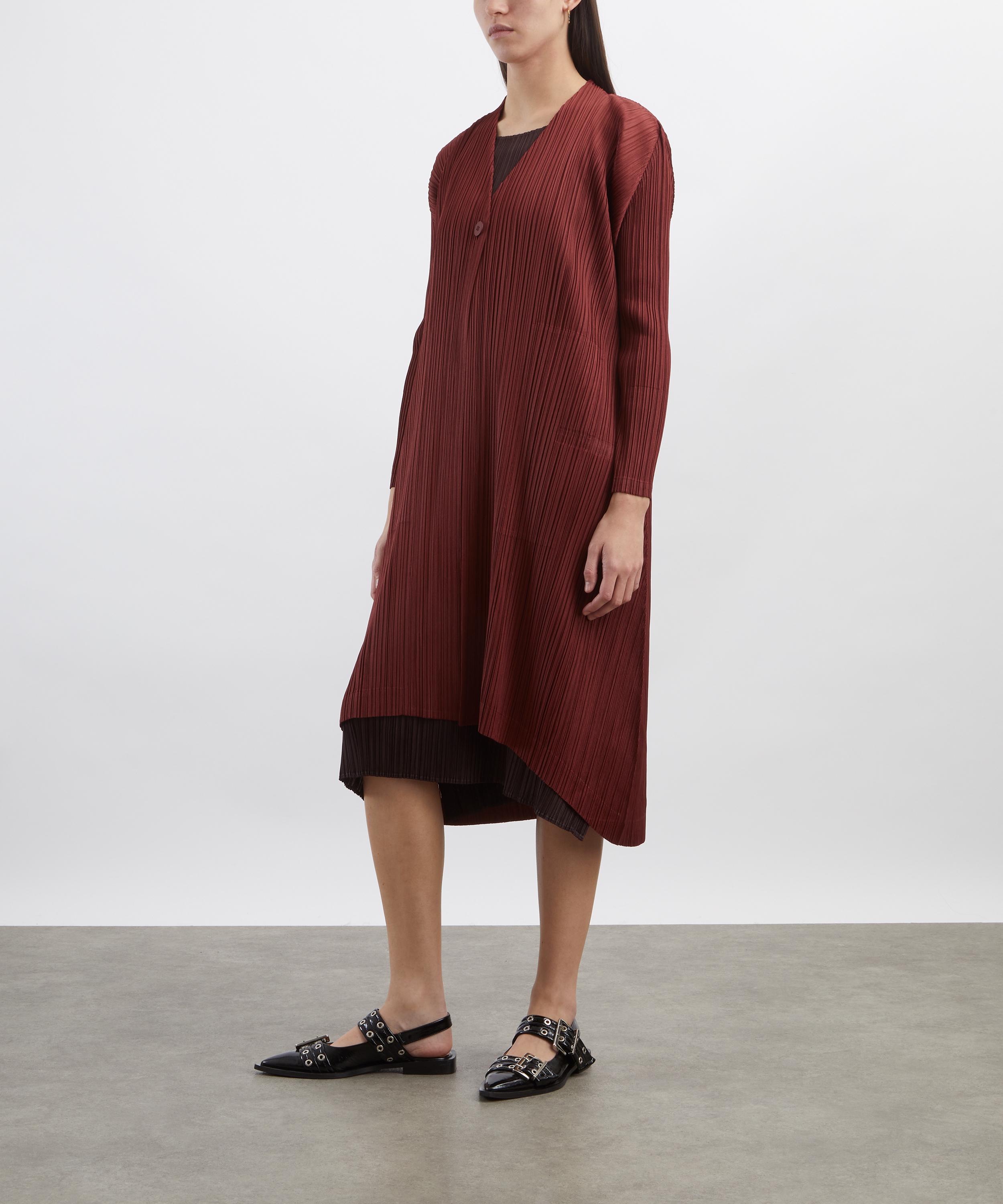 Pleats Please Issey Miyake - MONTHLY COLOURS OCTOBER Pleated Coat image number 2