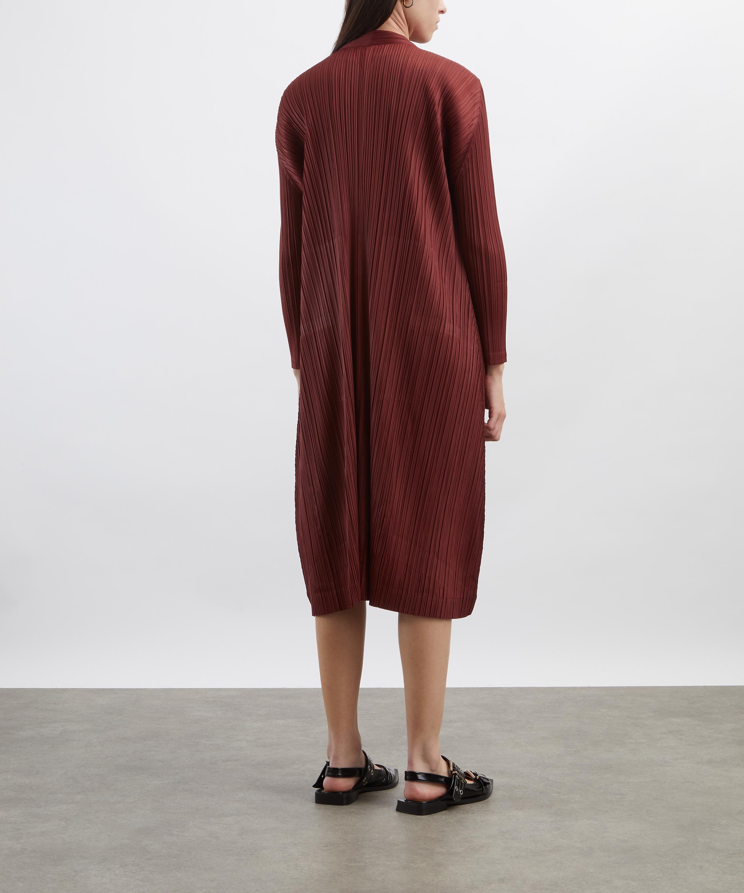 Pleats Please Issey Miyake - MONTHLY COLOURS OCTOBER Pleated Coat image number 3