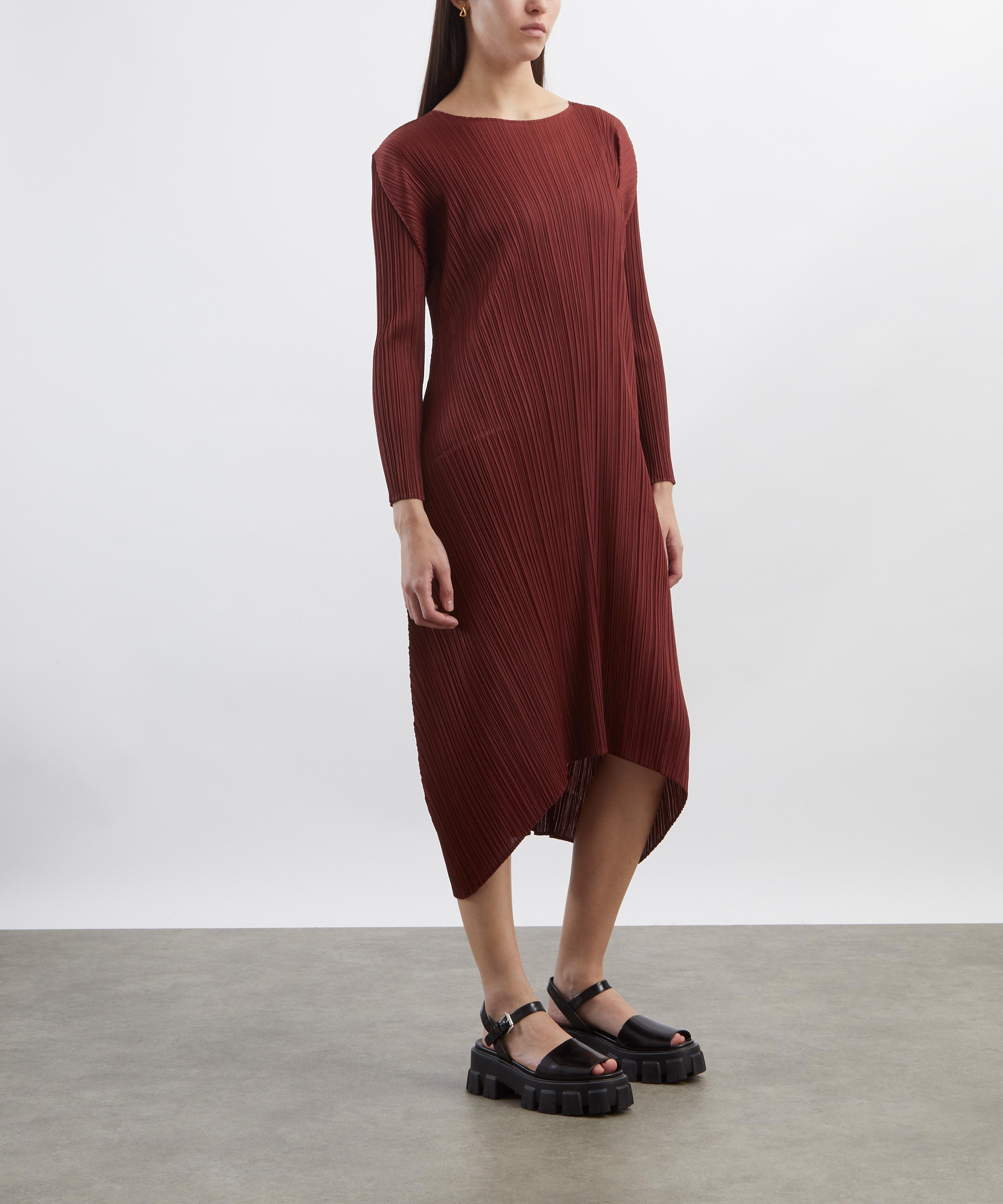 Pleats Please Issey Miyake - MONTHLY COLOURS OCTOBER Long-Sleeve Dress image number 1